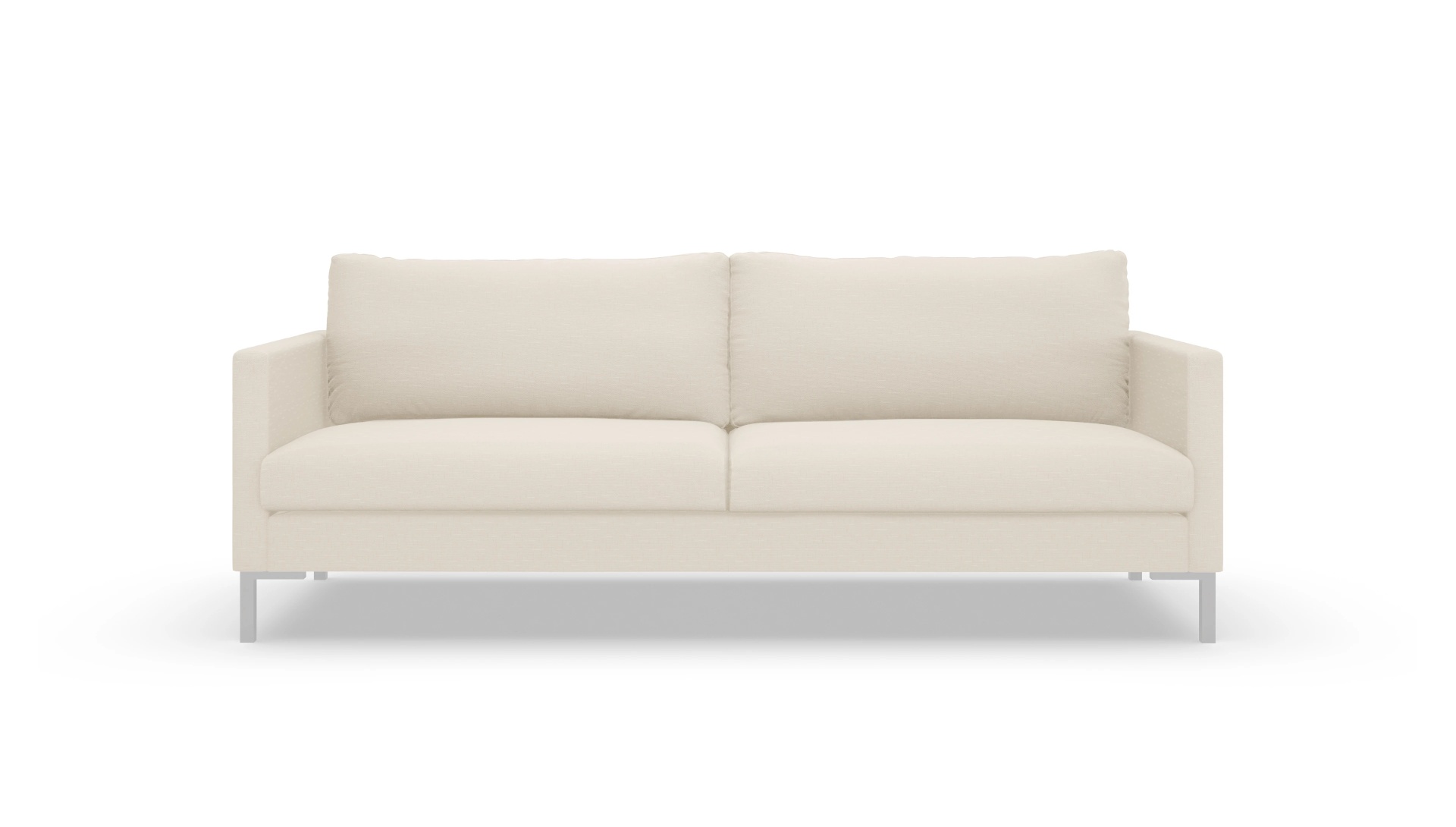 Jacobsen Stoffsofa Ansicht des Produktes Jacobsen 3-Sitzer in Stoff weiß