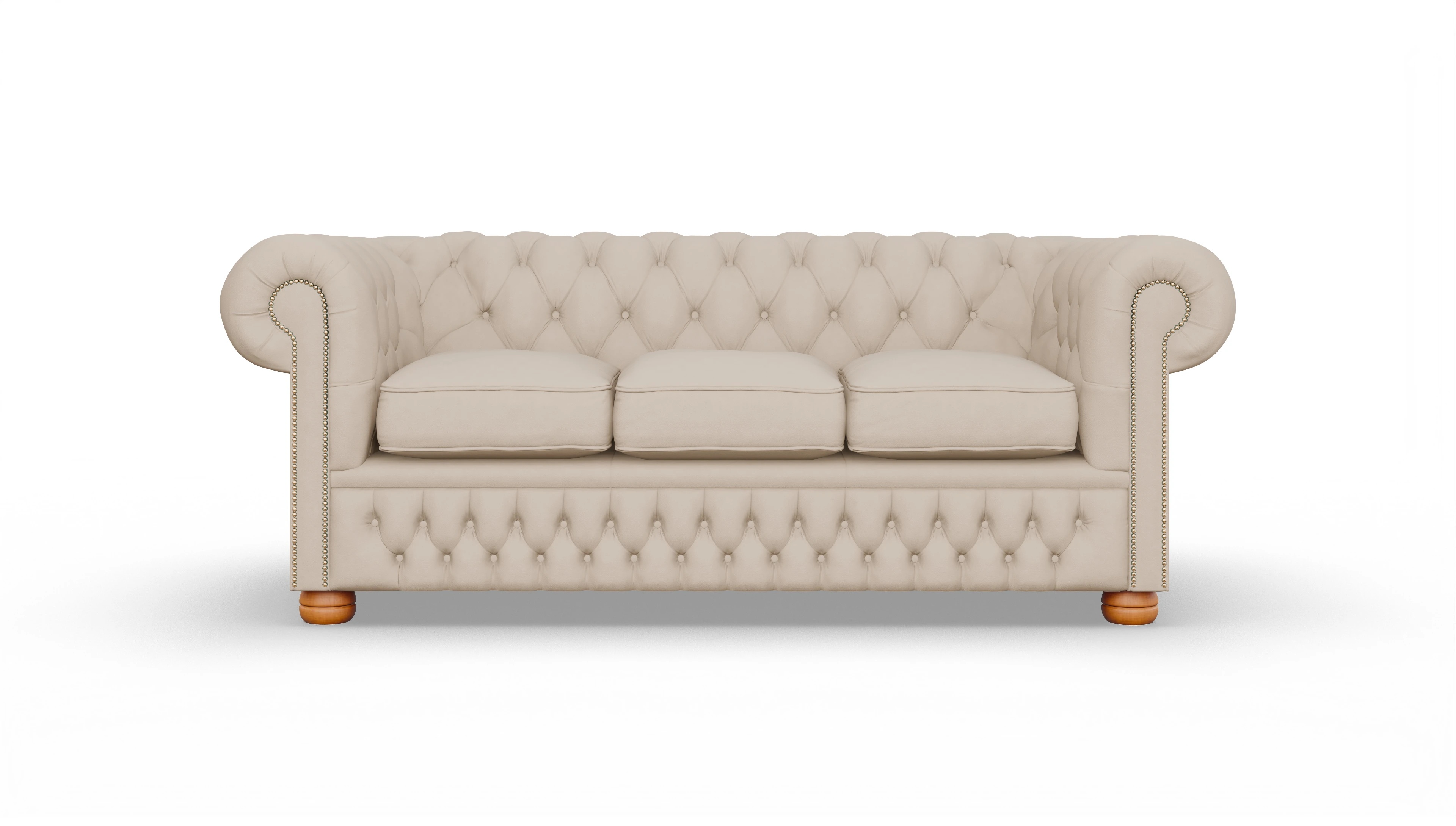 Ansicht des Produktes Oxford 3-Sitzer in Leder beige