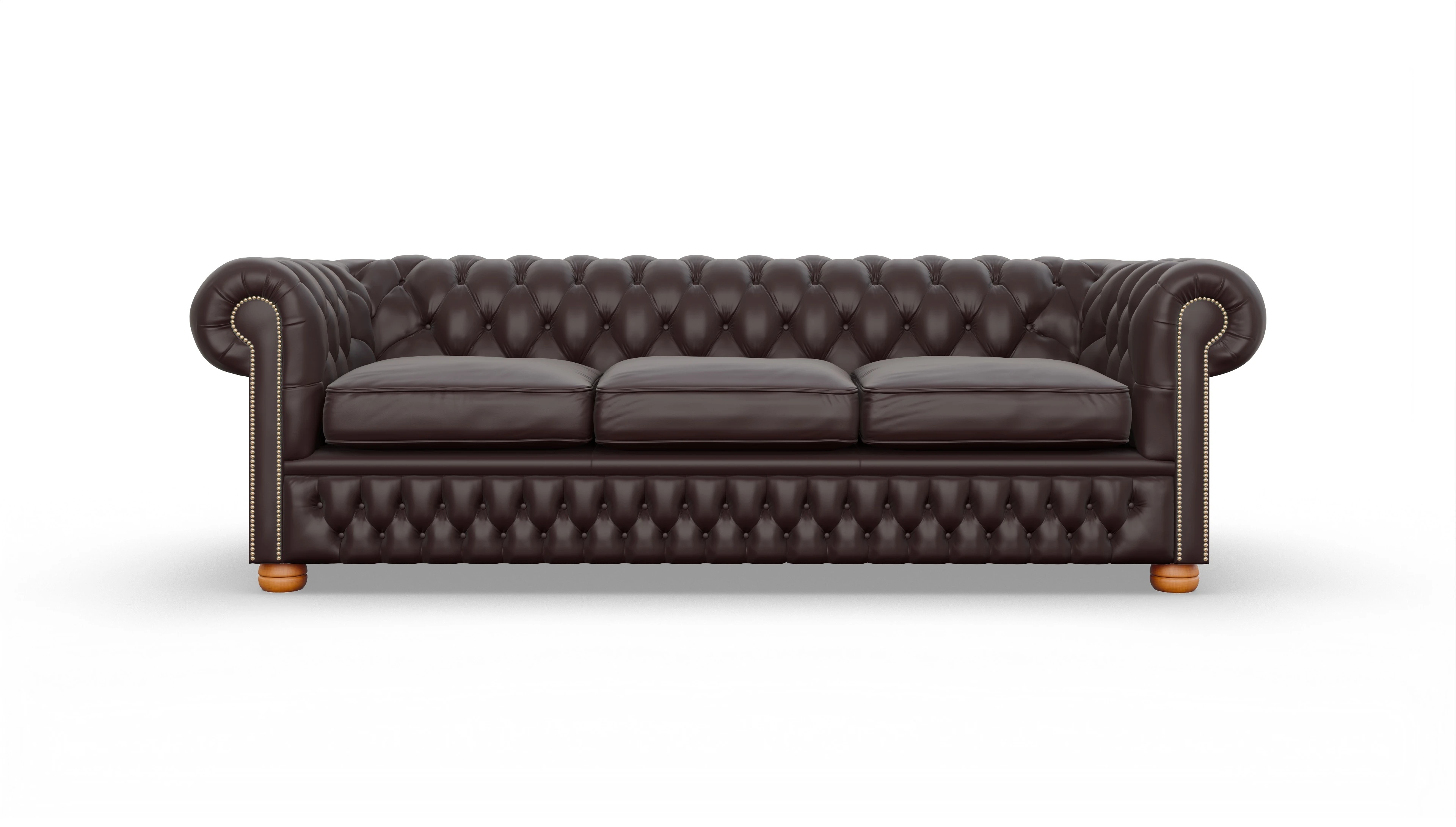 Ansicht des Produktes Oxford 4-Sitzer in Leder braun