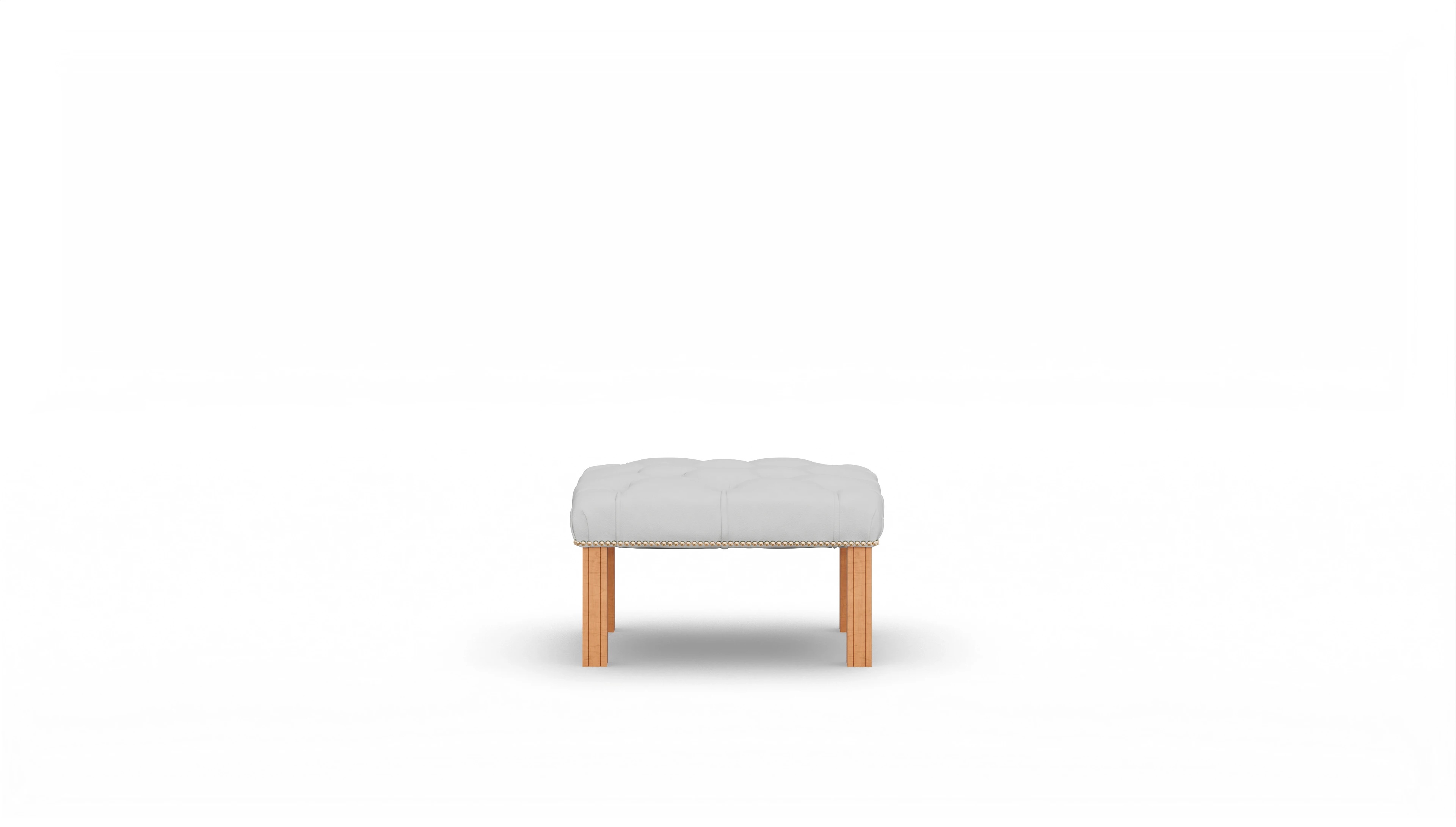 Ansicht des Produktes Dorian Hocker in Leder weiß