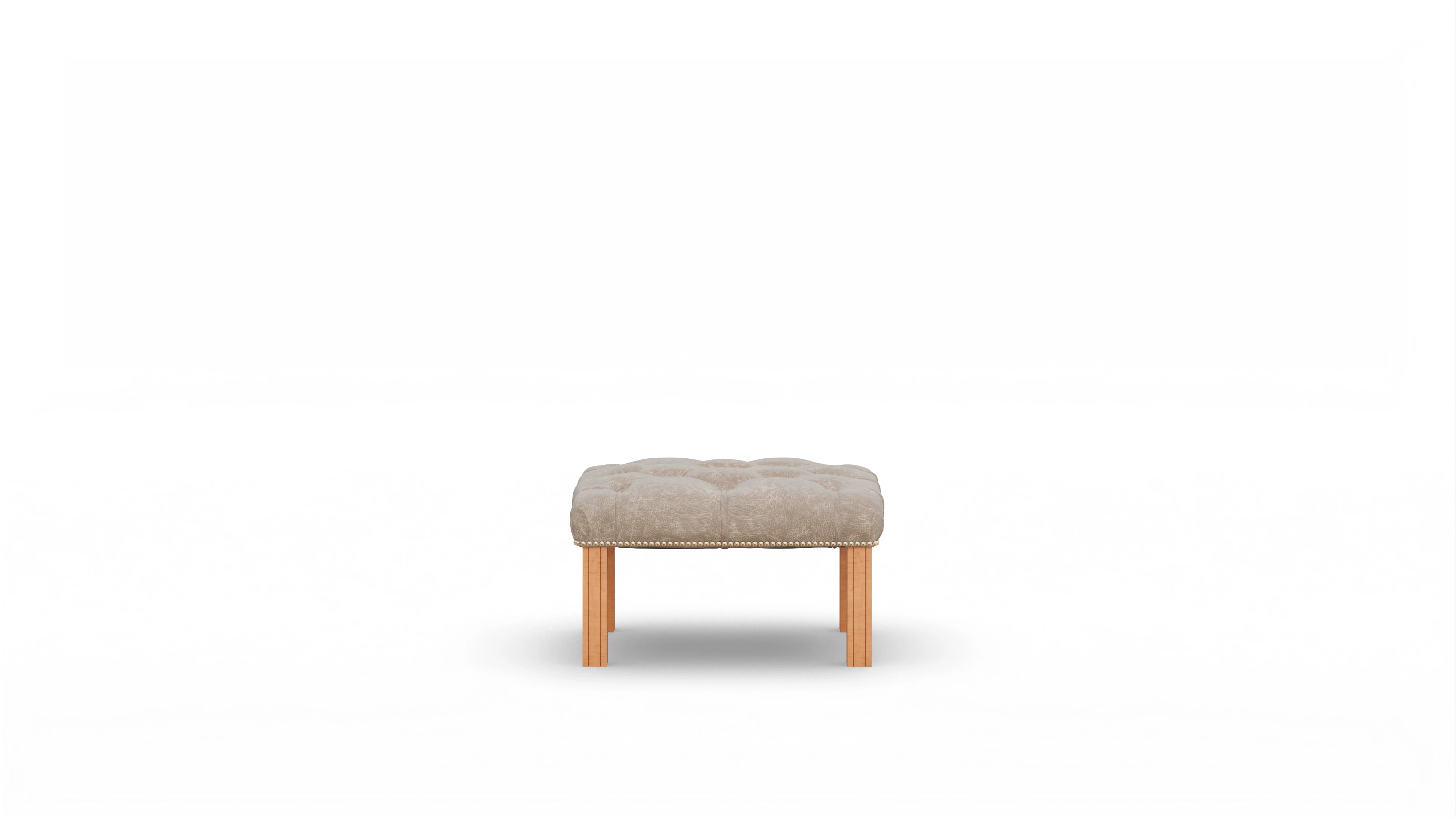 Ansicht des Produktes Dorian Hocker in Leder beige