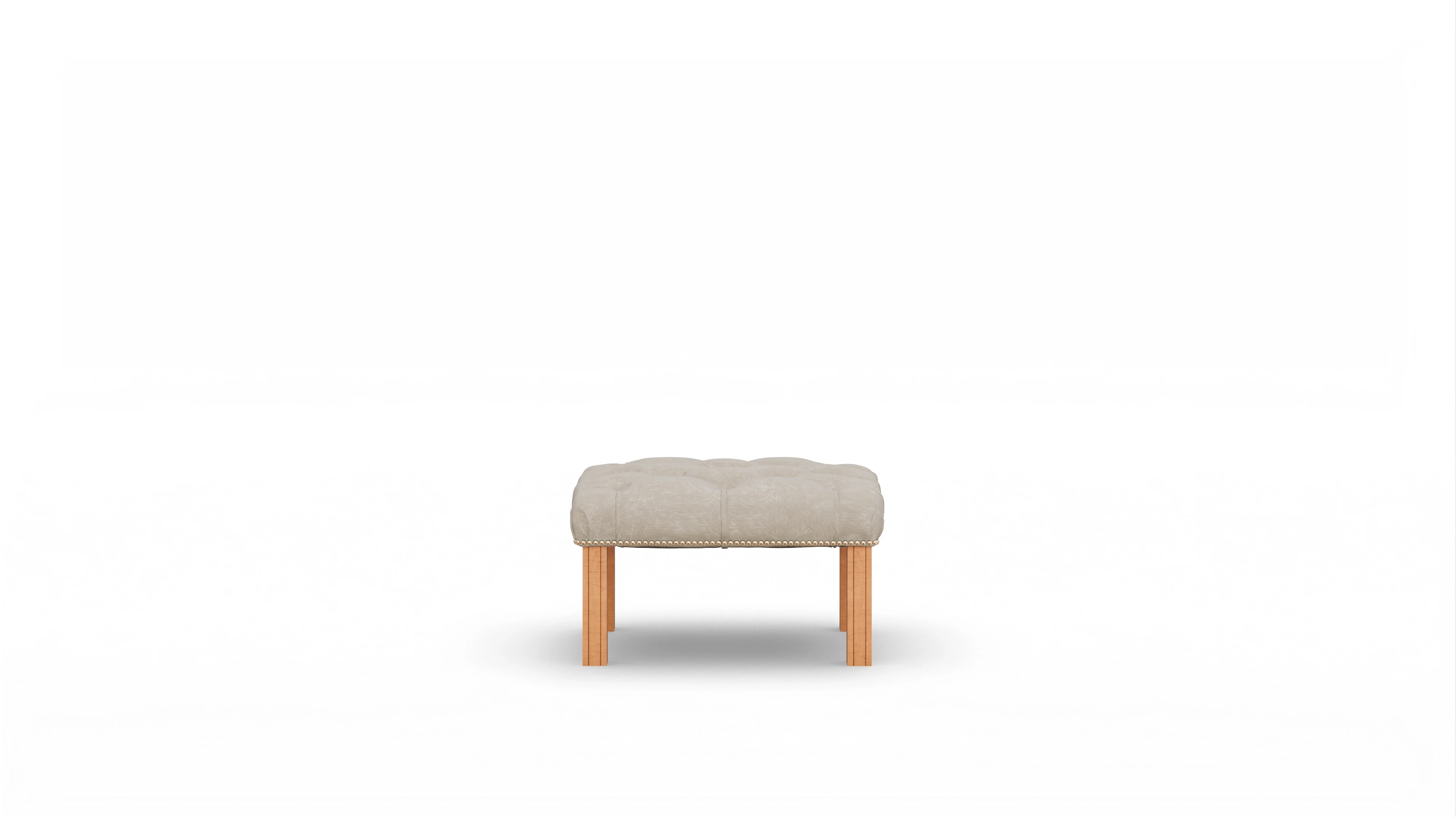 Ansicht des Produktes Dorian Hocker in Leder beige