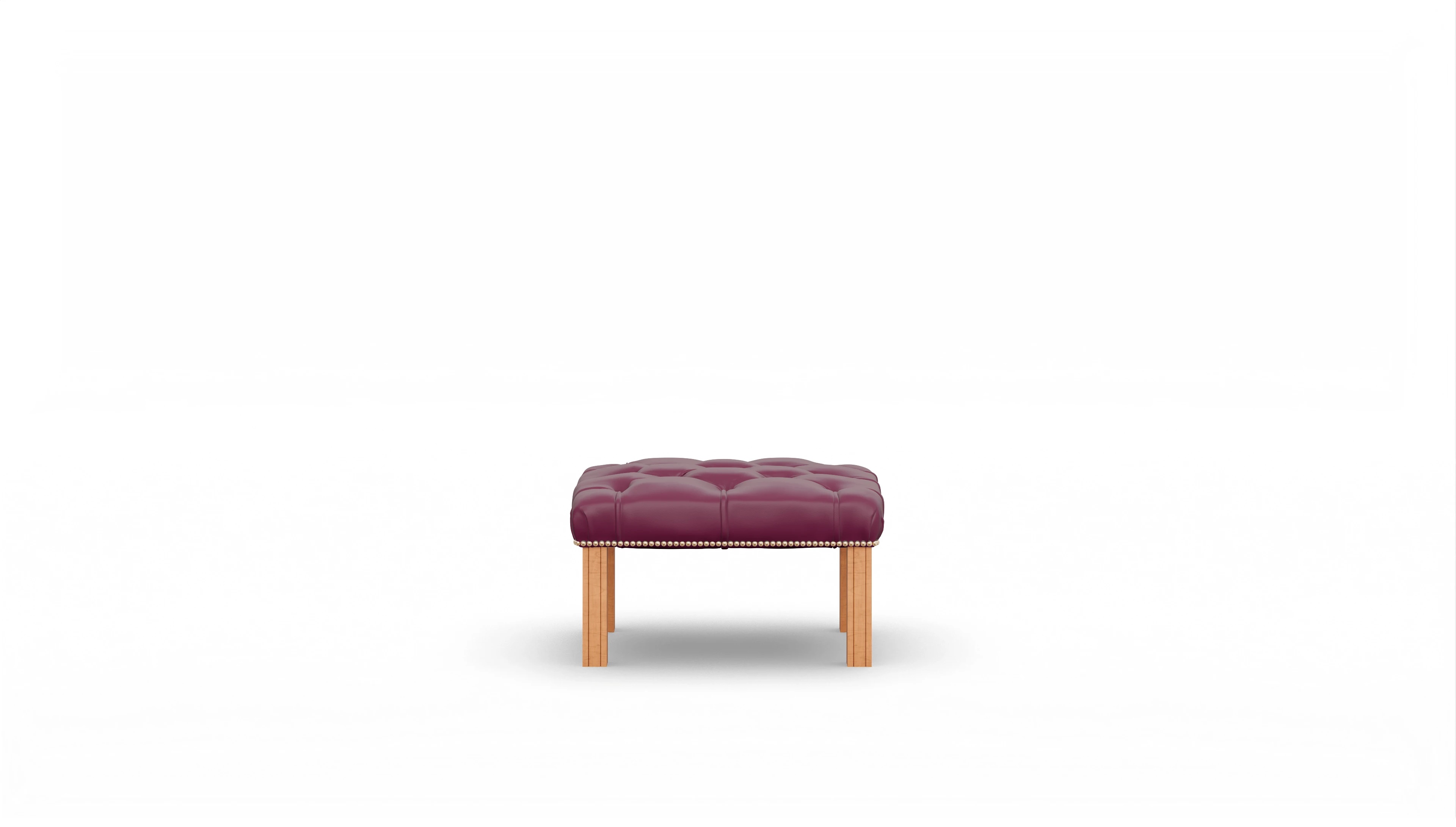 Ansicht des Produktes Dorian Hocker in Leder rot