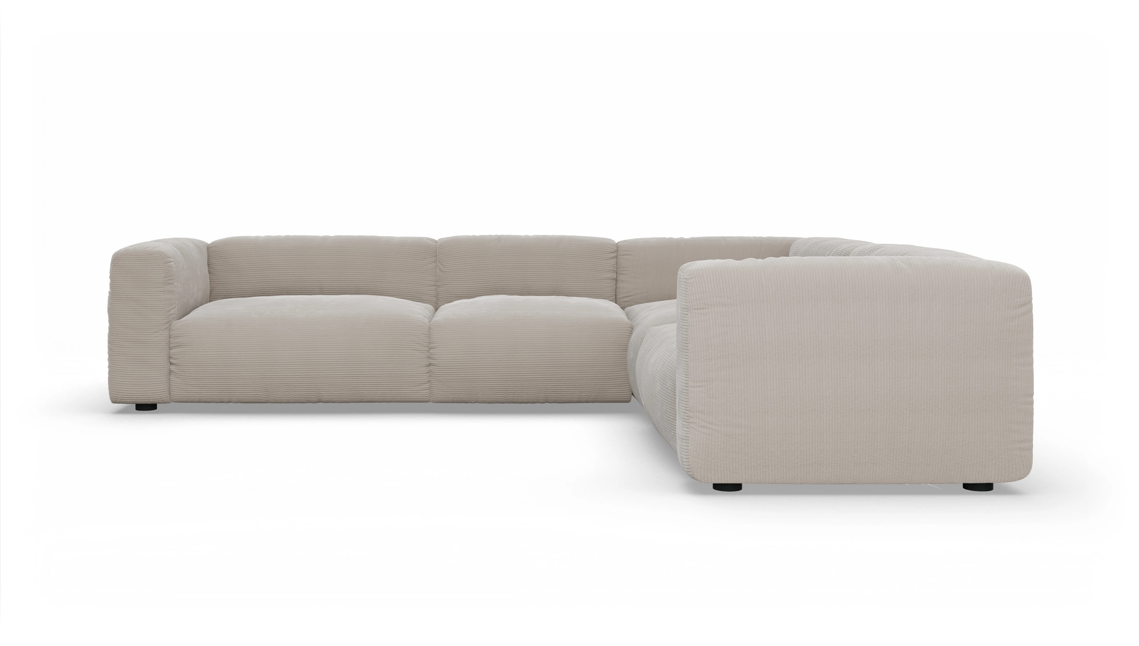 Ecksofa, 2,5 x 2-Sitzer, r.