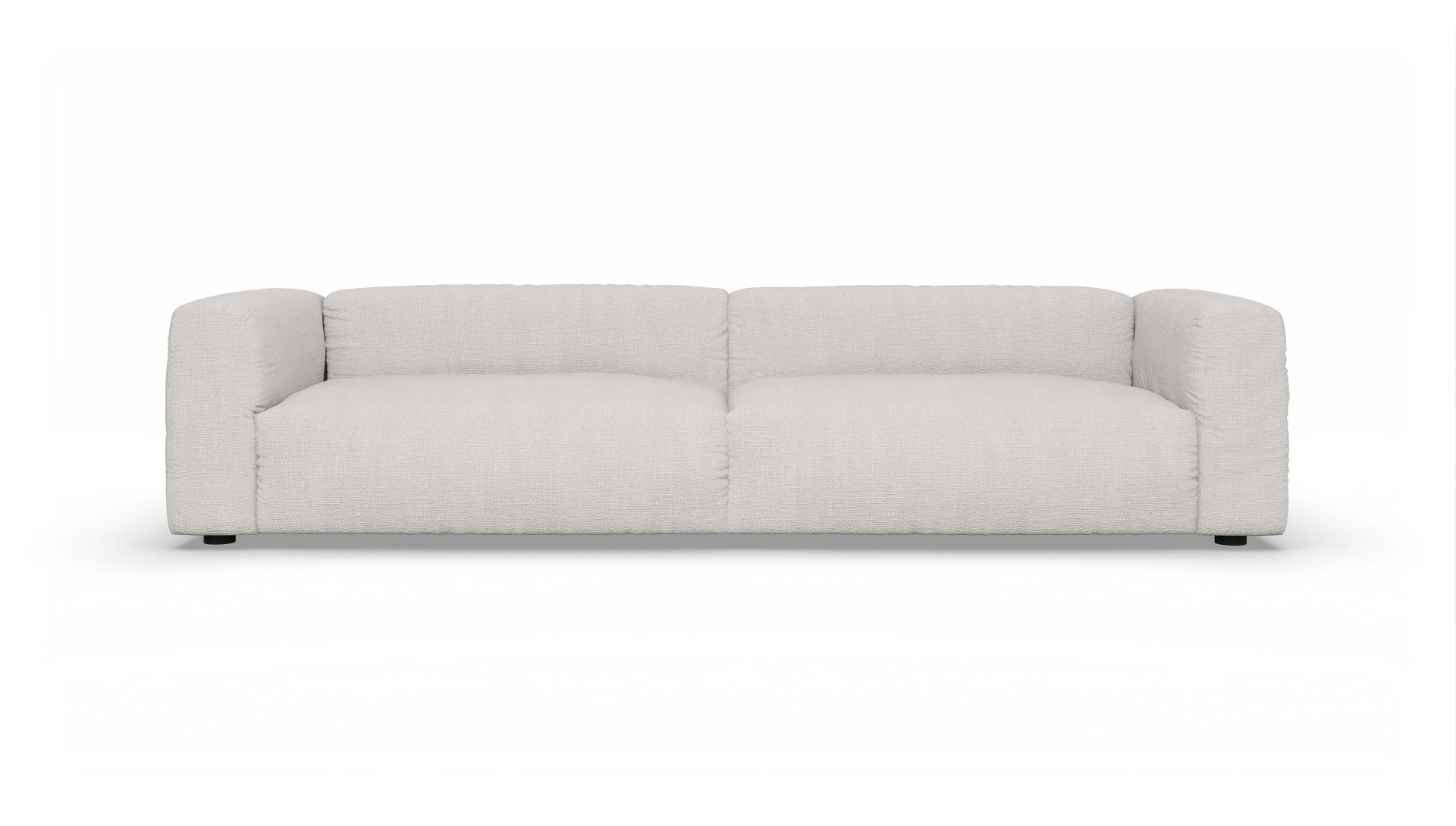 Design-Sofa Molin Ansicht des Produktes Molin 4-Sitzer in Stoff weiß