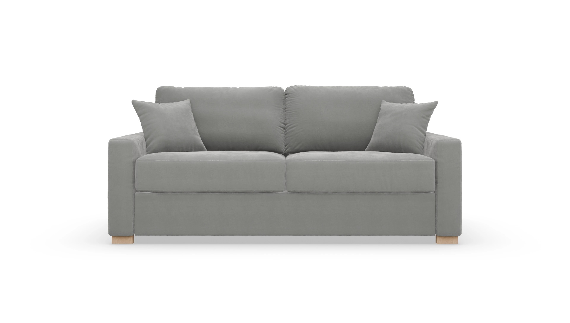 Schlafsofa Christensen Ansicht des Produktes Christensen 3-Sitzer in Samt grau