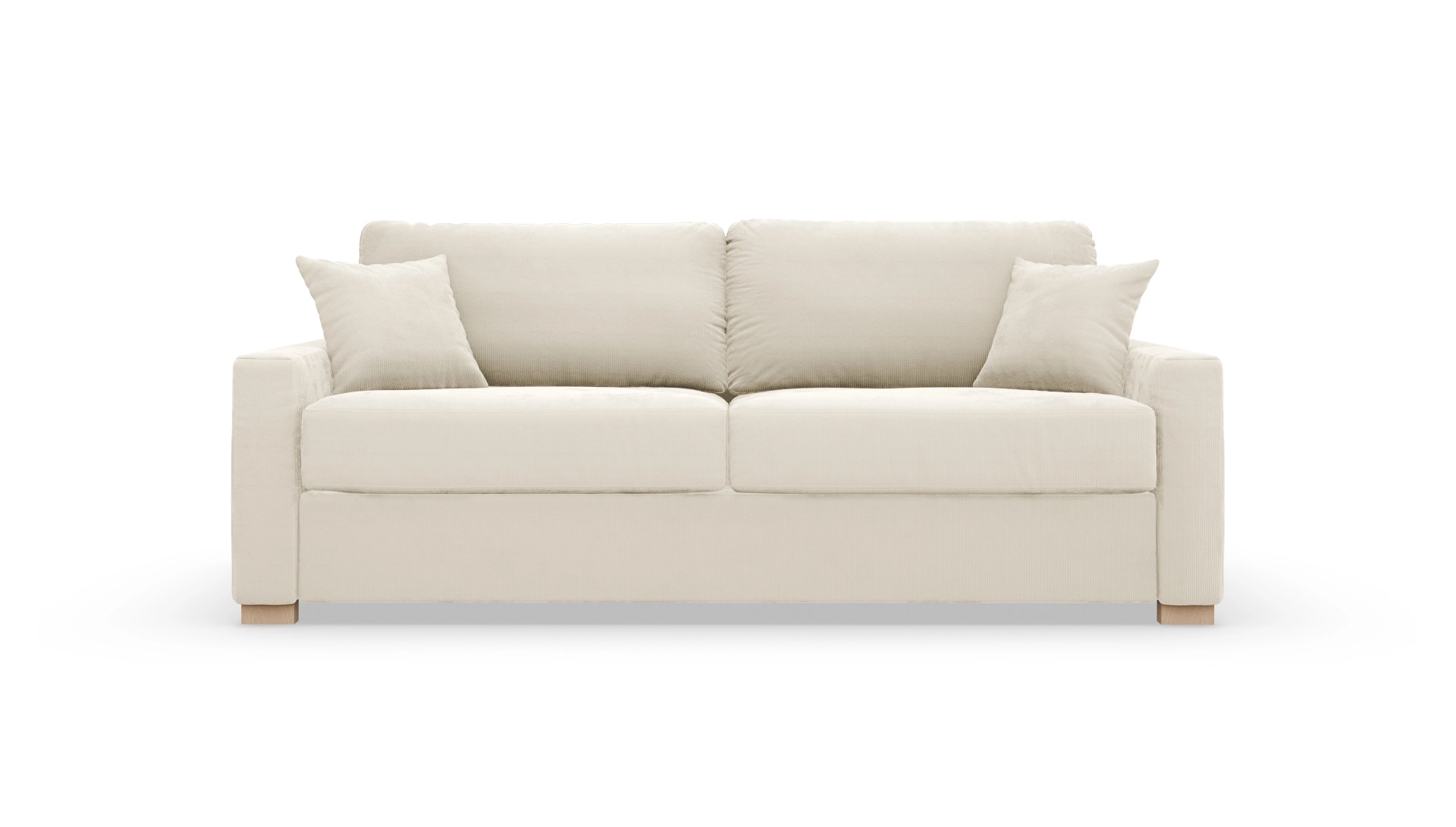 Schlafsofa Christensen Ansicht des Produktes Christensen 4-Sitzer in Cord weiß