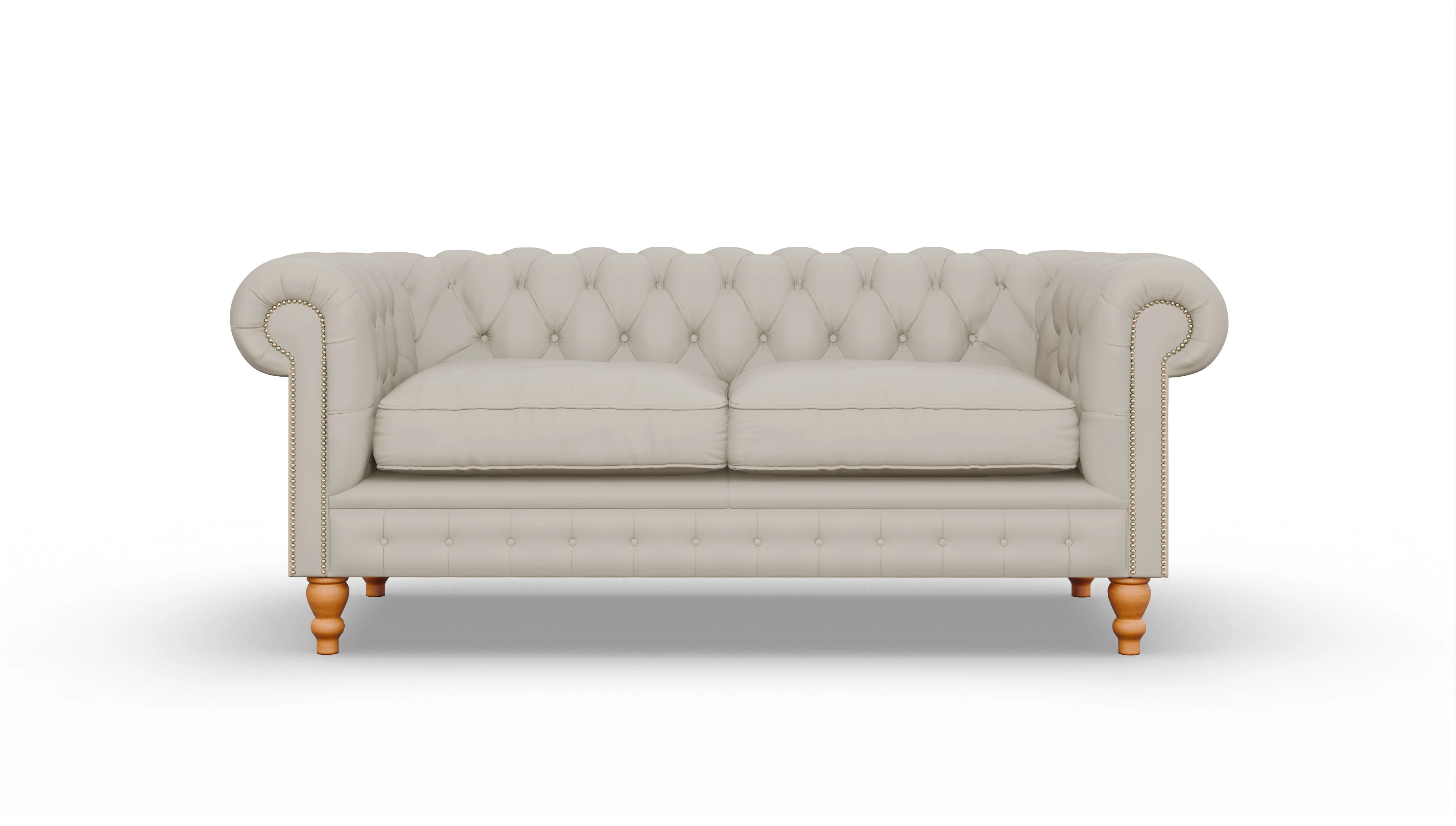 Ansicht des Produktes Russel 3-Sitzer in Leder weiß