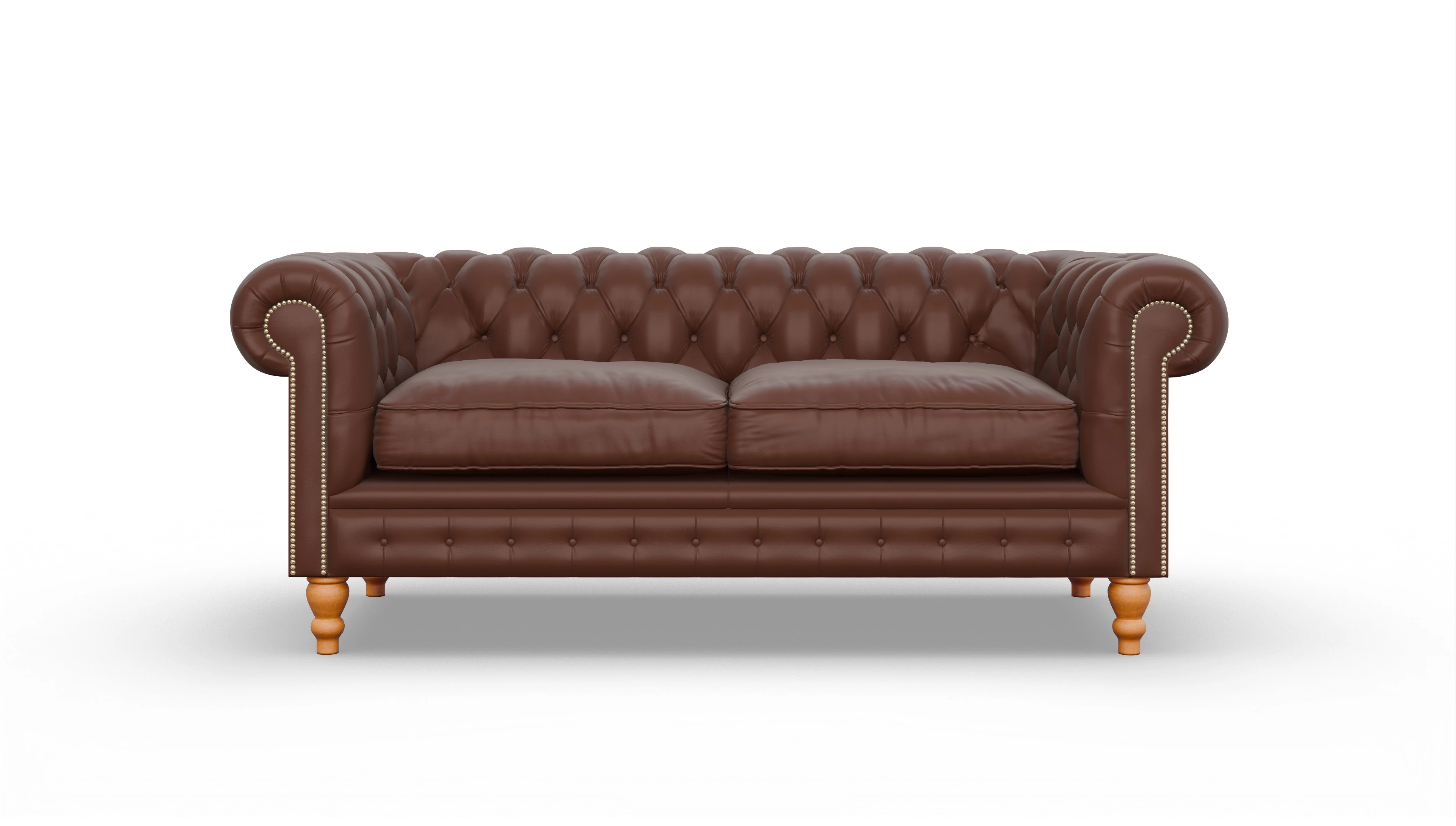 Ansicht des Produktes Russel 3-Sitzer in Leder braun