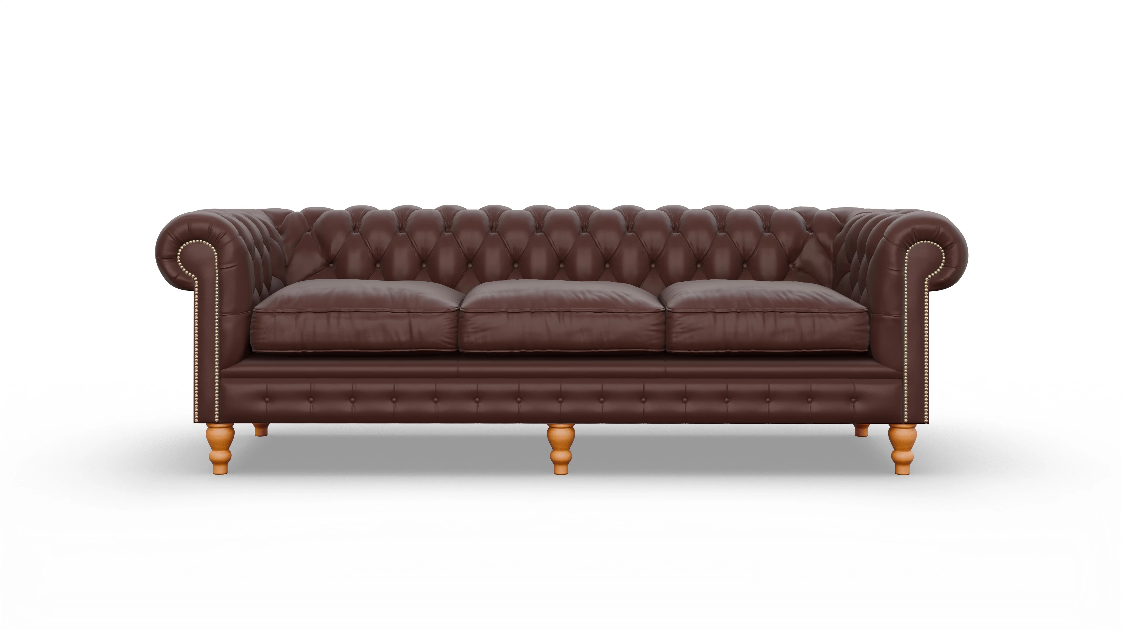 Ansicht des Produktes Russel 4-Sitzer in Leder braun
