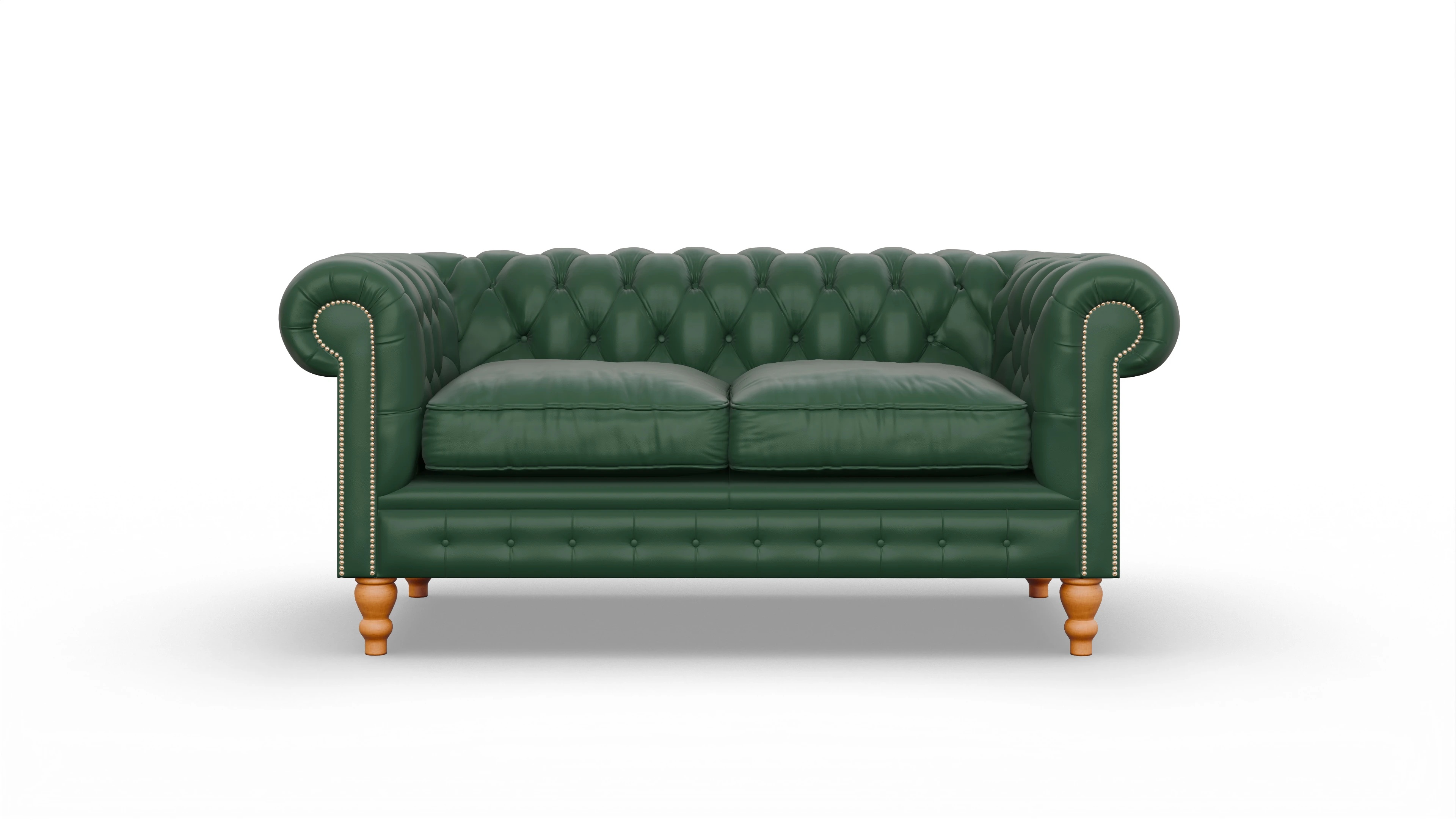 Ansicht des Produktes Russel 2,5-Sitzer in Leder grün