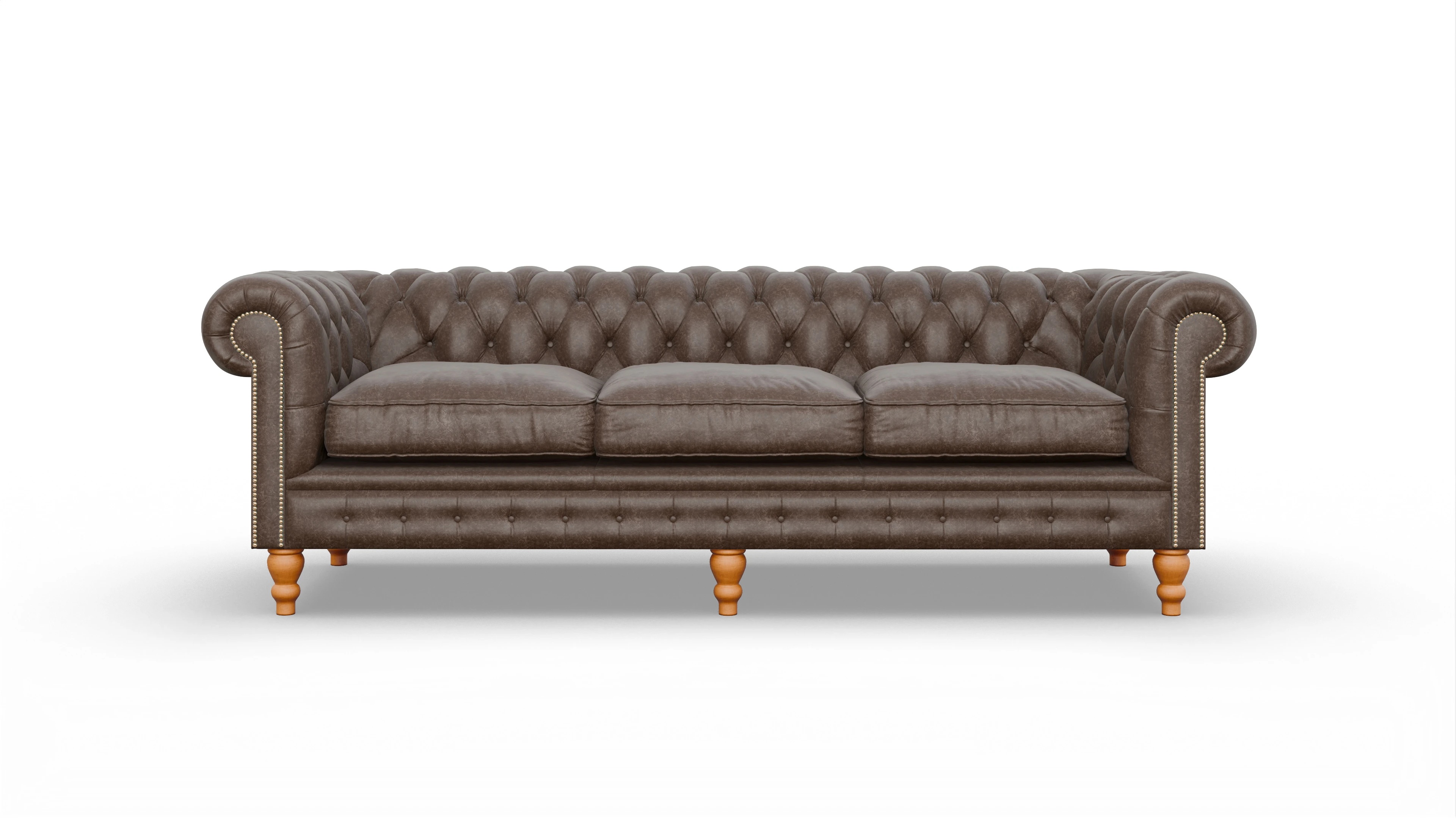 Ansicht des Produktes Russel 4-Sitzer in Leder braun