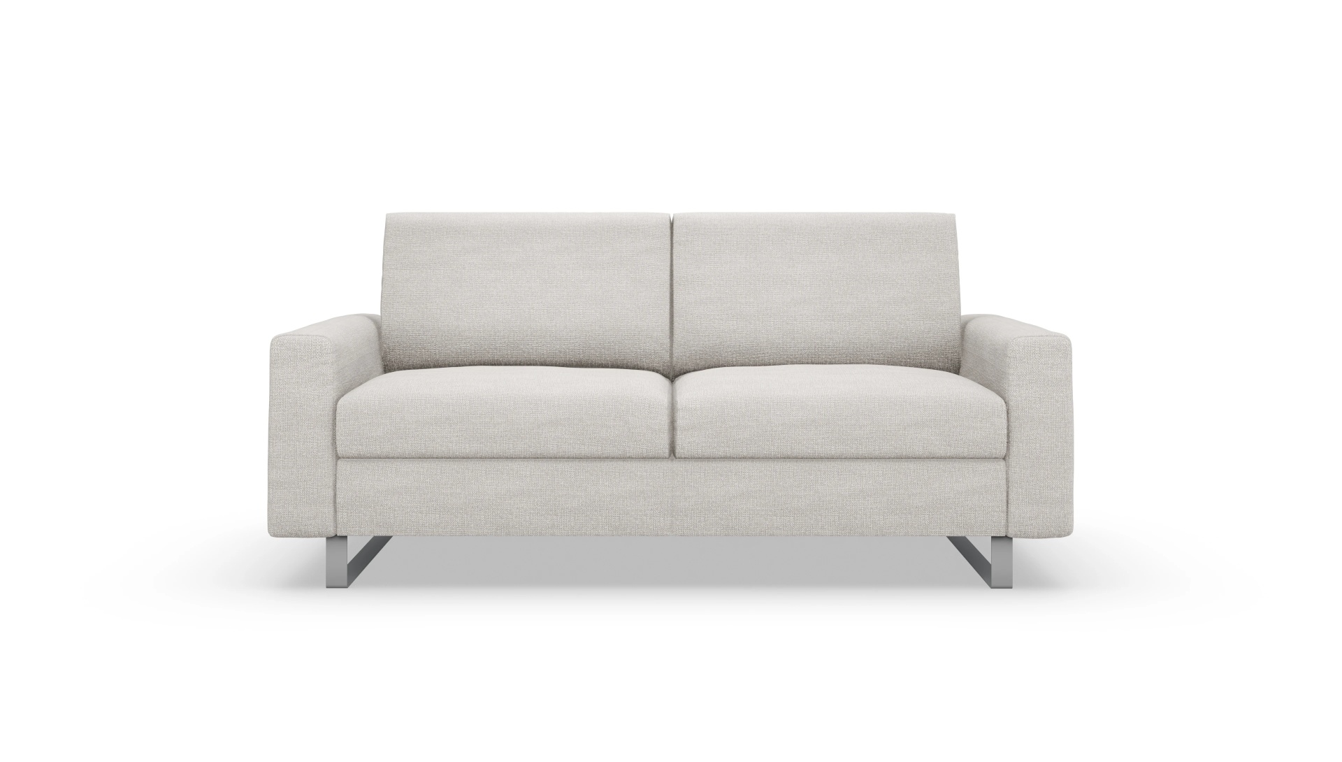 Schlafsofa Fontego Ansicht des Produktes Fontego 2,5-Sitzer in Stoff weiß