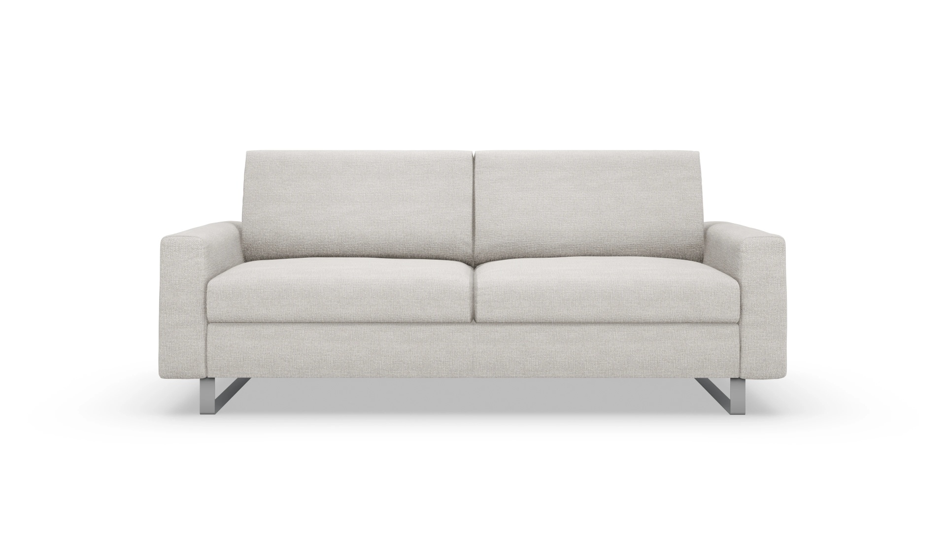 Schlafsofa Fontego Ansicht des Produktes Fontego 3-Sitzer in Stoff weiß