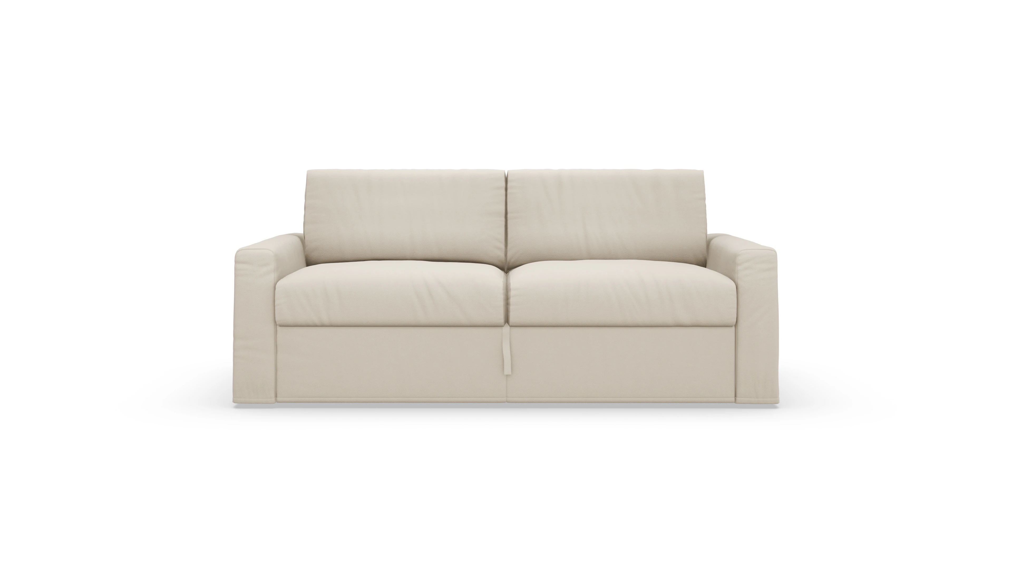 Schlafsofa Vinanti in Leder| VON WILMOWSKY Leder beige
