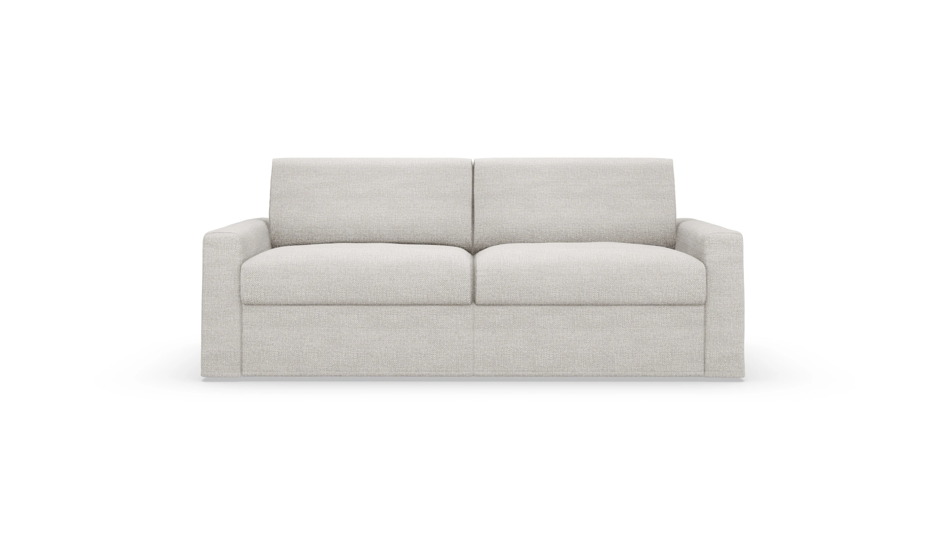 Schlafsofa Vinanti in Stoff Ansicht des Produktes Vinanti 2,5-Sitzer in Stoff weiß