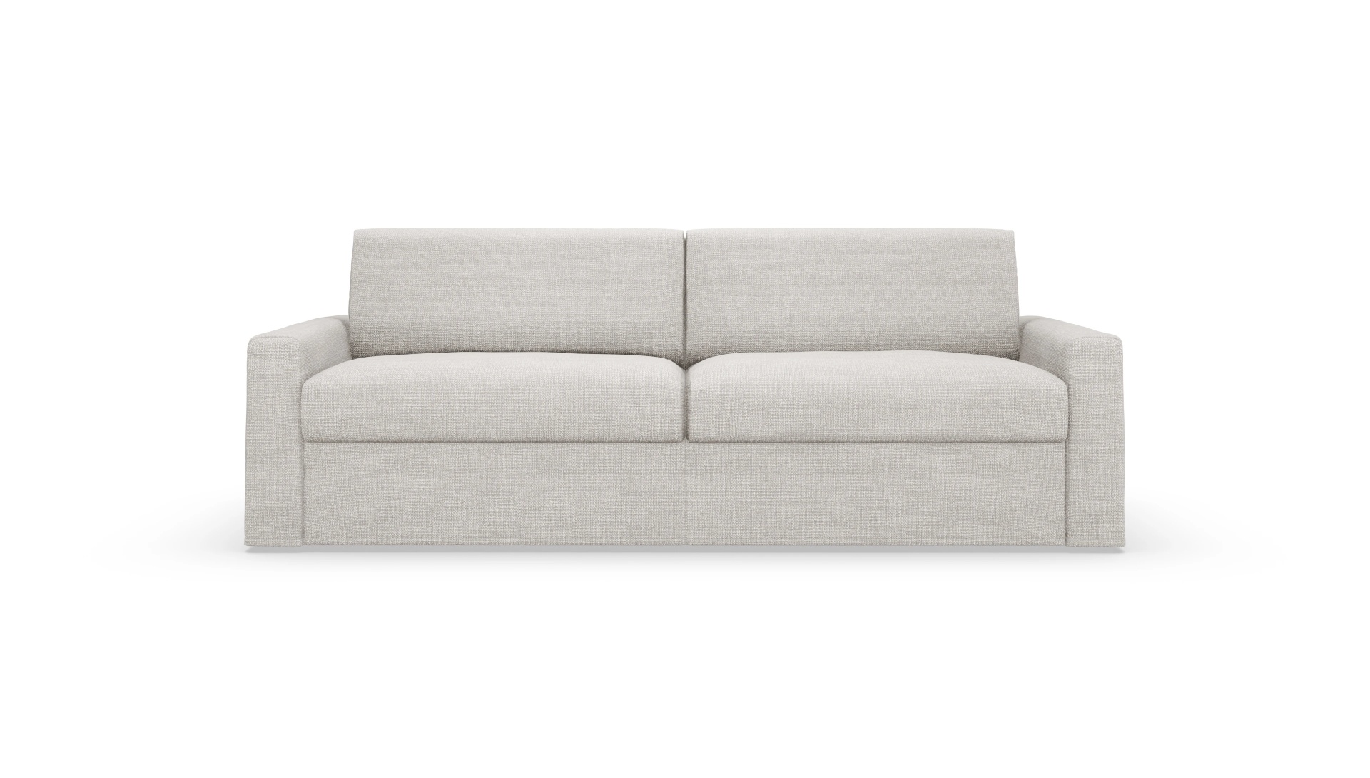 Schlafsofa Vinanti in Stoff Ansicht des Produktes Vinanti 3-Sitzer in Stoff weiß