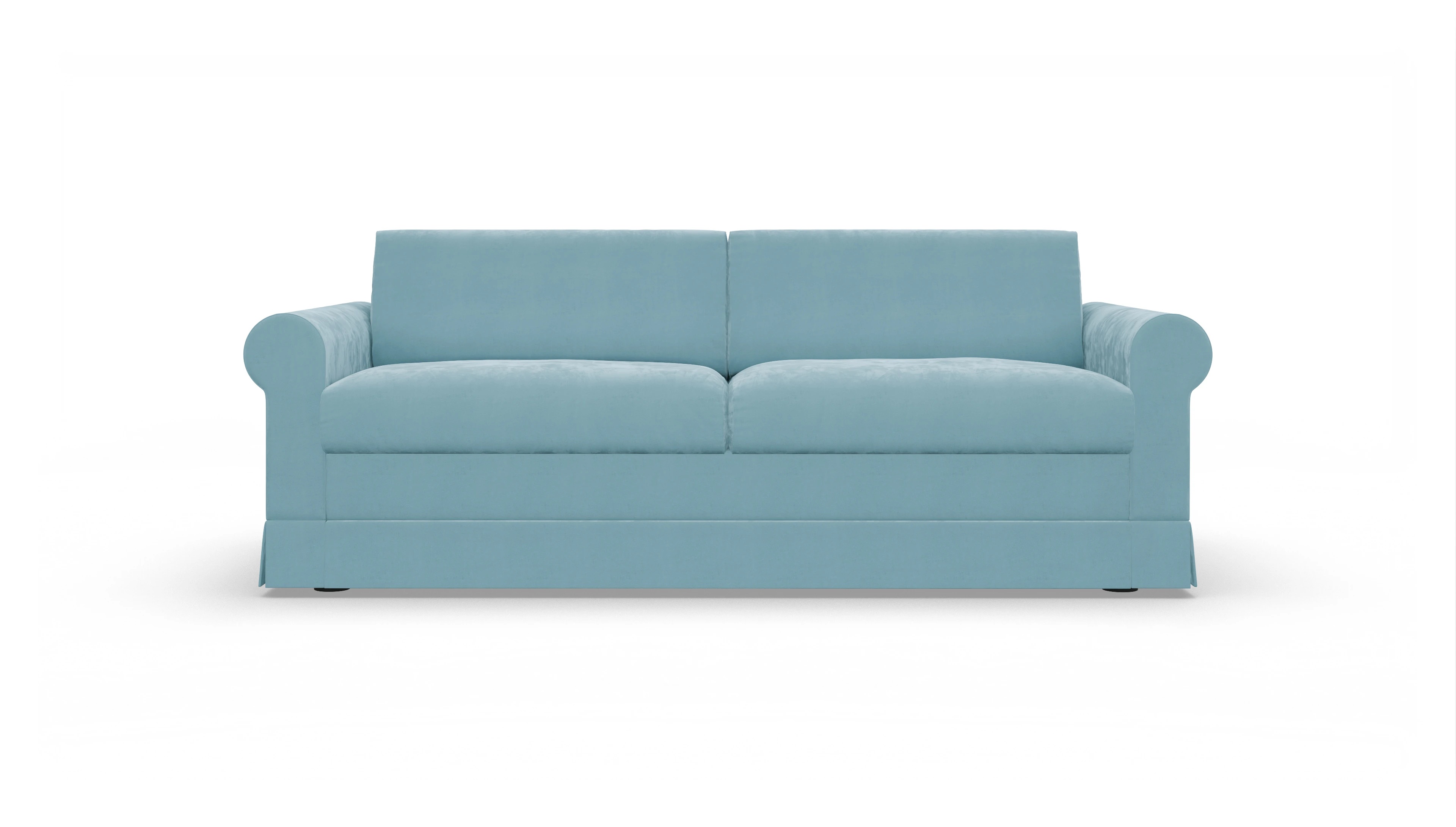 Ansicht des Produktes Bareteri 3-Sitzer in Samt blau