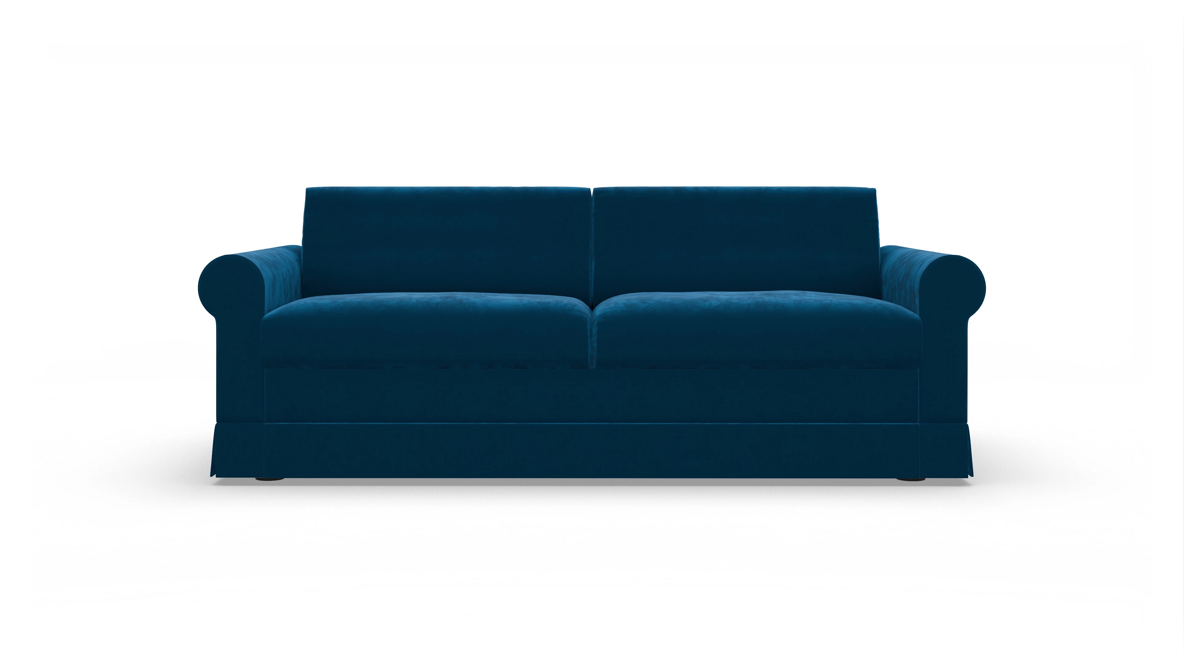 Ansicht des Produktes Bareteri 3-Sitzer in Samt blau