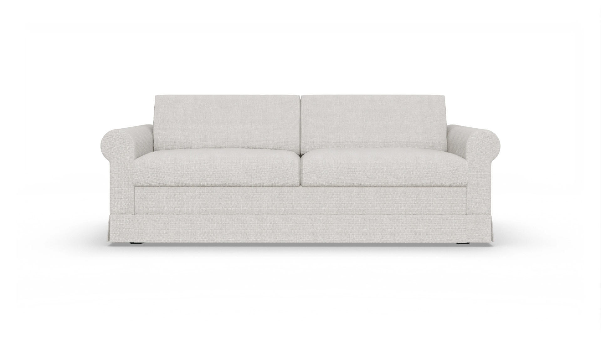 Schlafcouch Bareteri Ansicht des Produktes Bareteri 3-Sitzer in Stoff weiß