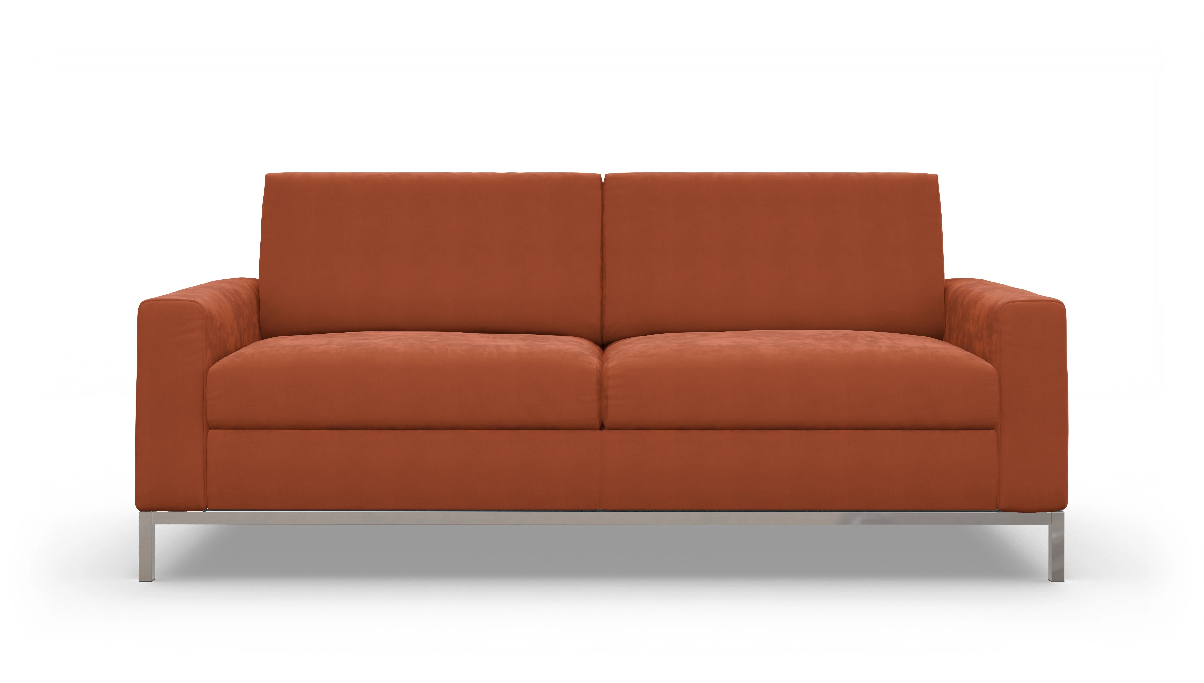 Ansicht des Produktes Paglia 3-Sitzer in Samt orange