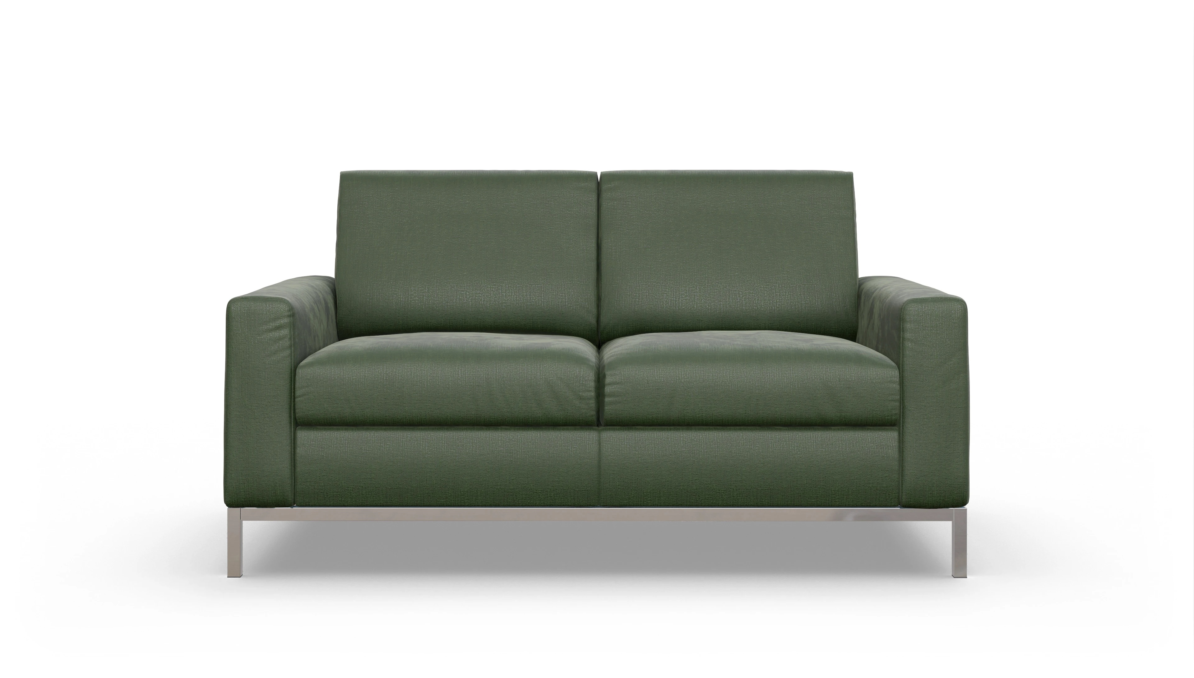 Designer-Schlafsofa Paglia Ansicht des Produktes Paglia 2-Sitzer in Stoff grün