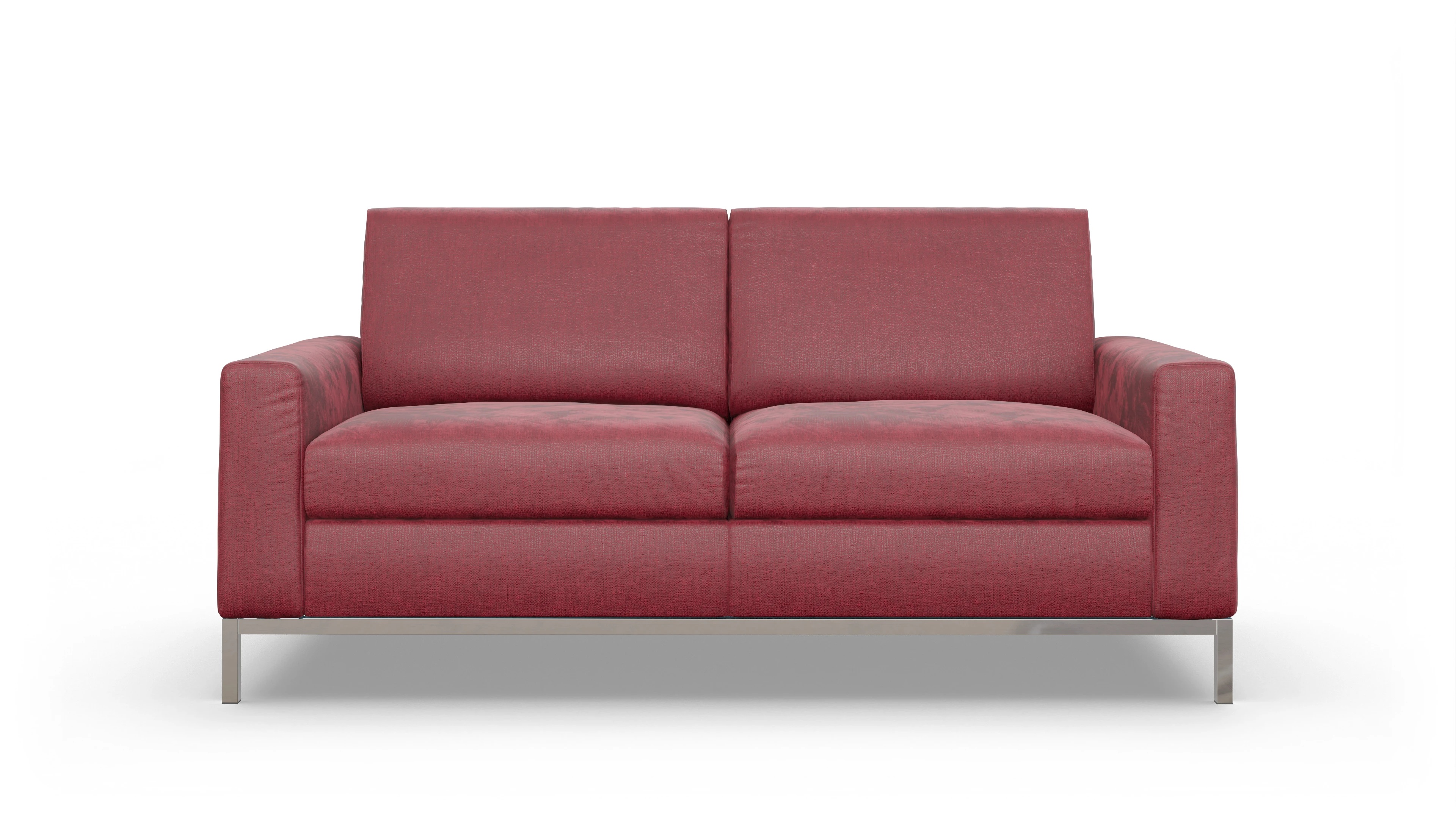 Designer-Schlafsofa Paglia Ansicht des Produktes Paglia 2,5-Sitzer in Stoff rot