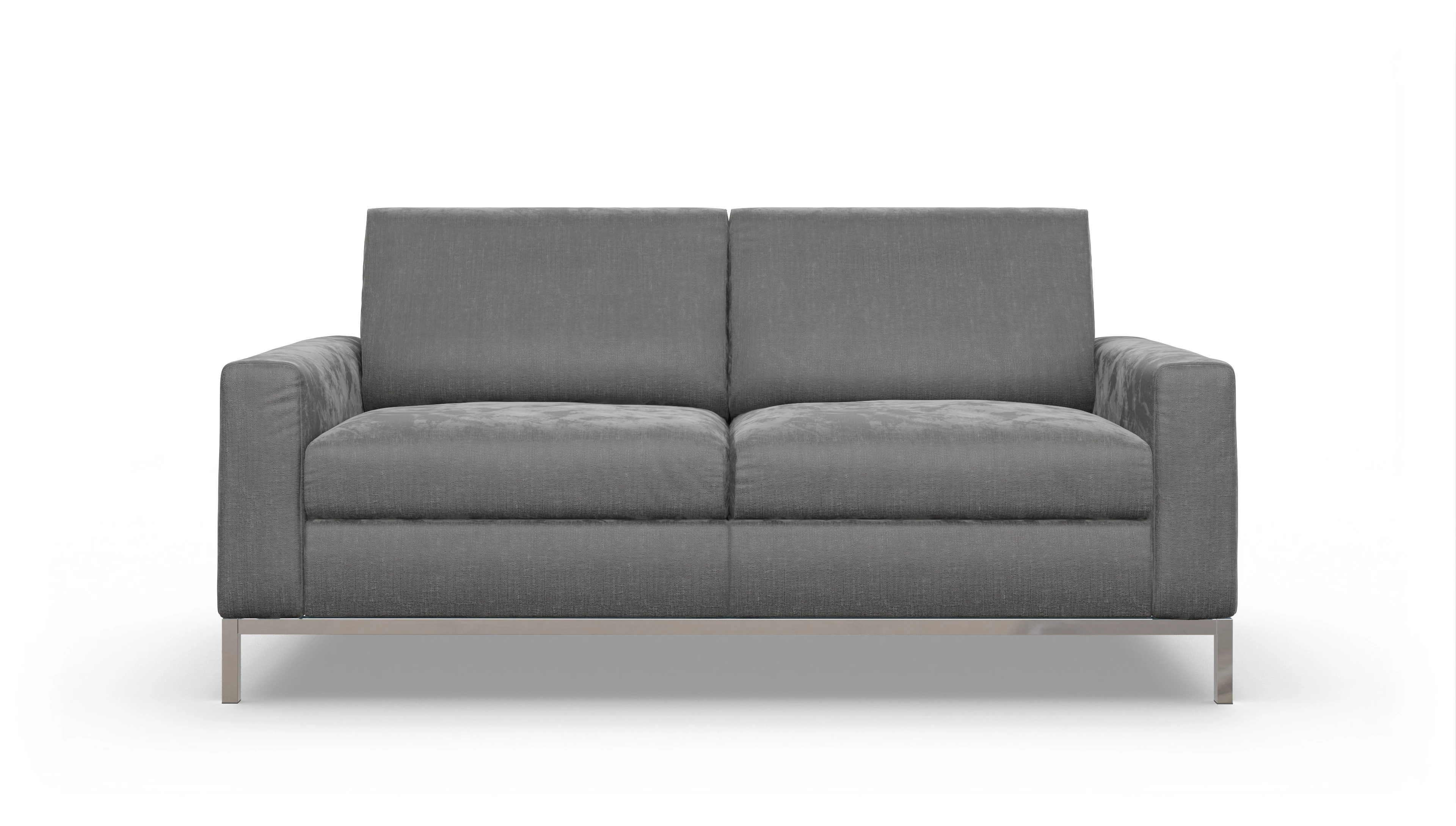 Designer-Schlafsofa Paglia Ansicht des Produktes Paglia 2,5-Sitzer in Stoff grau