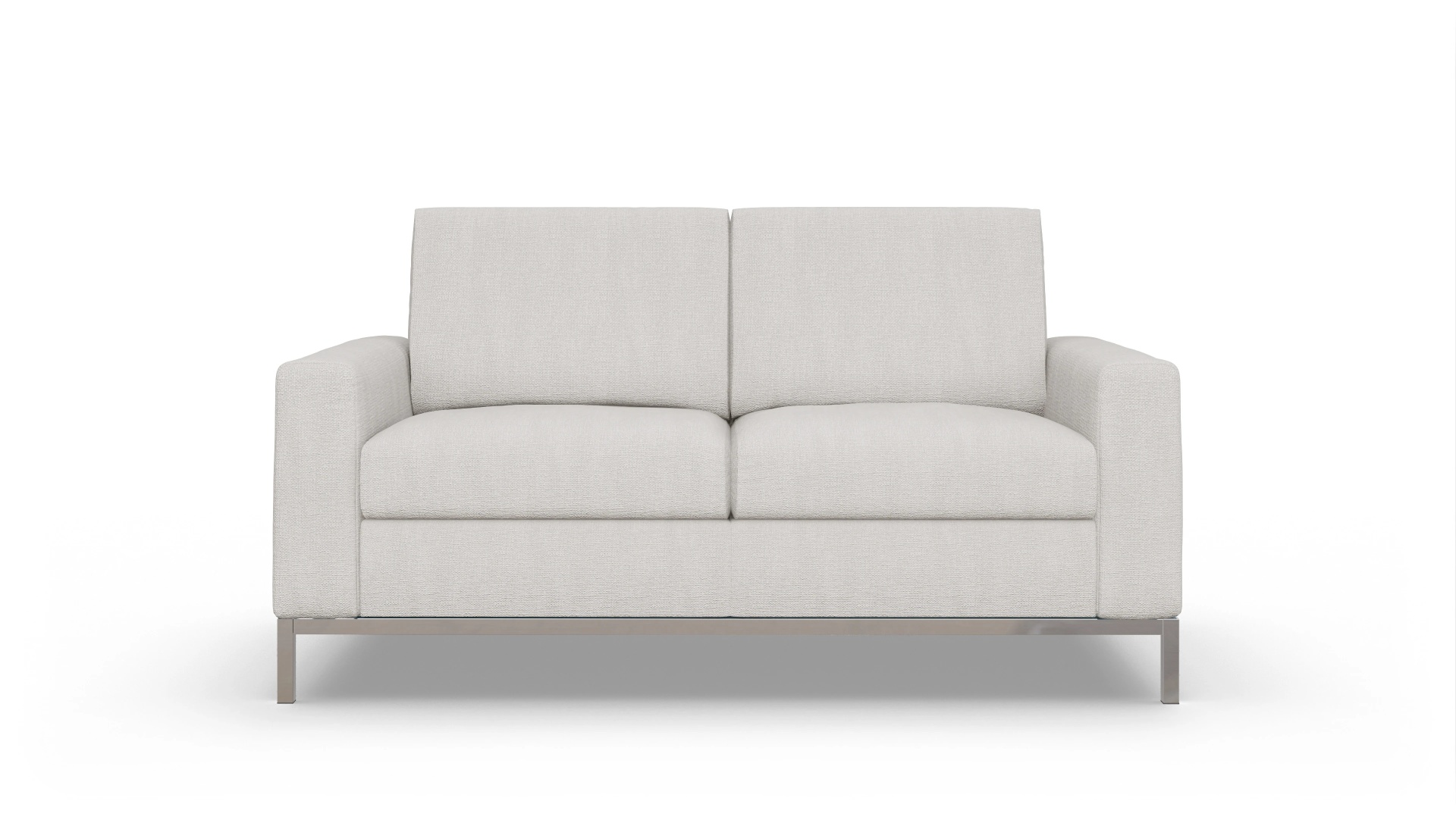 Designer-Schlafsofa Paglia Ansicht des Produktes Paglia 2-Sitzer in Stoff weiß