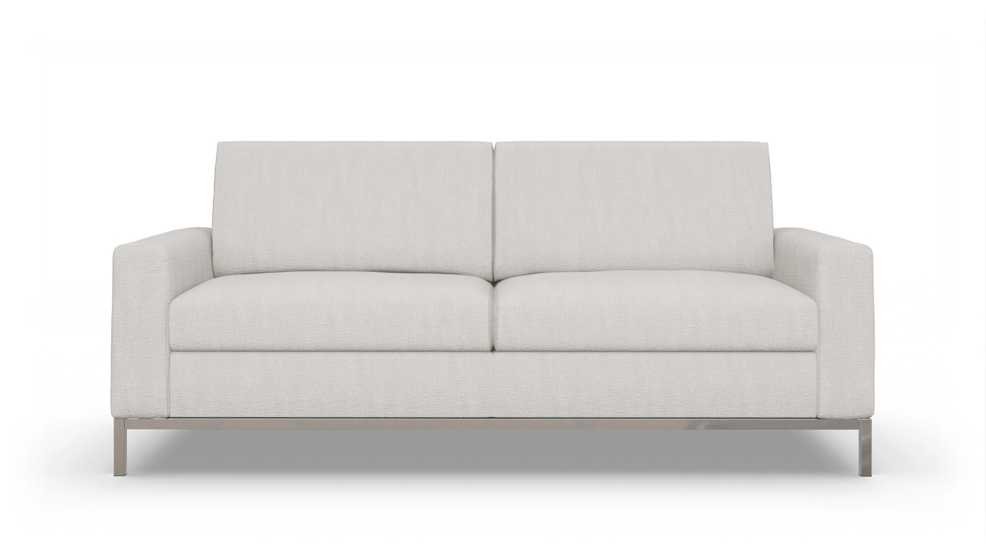 Designer-Schlafsofa Paglia Ansicht des Produktes Paglia 3-Sitzer in Stoff weiß