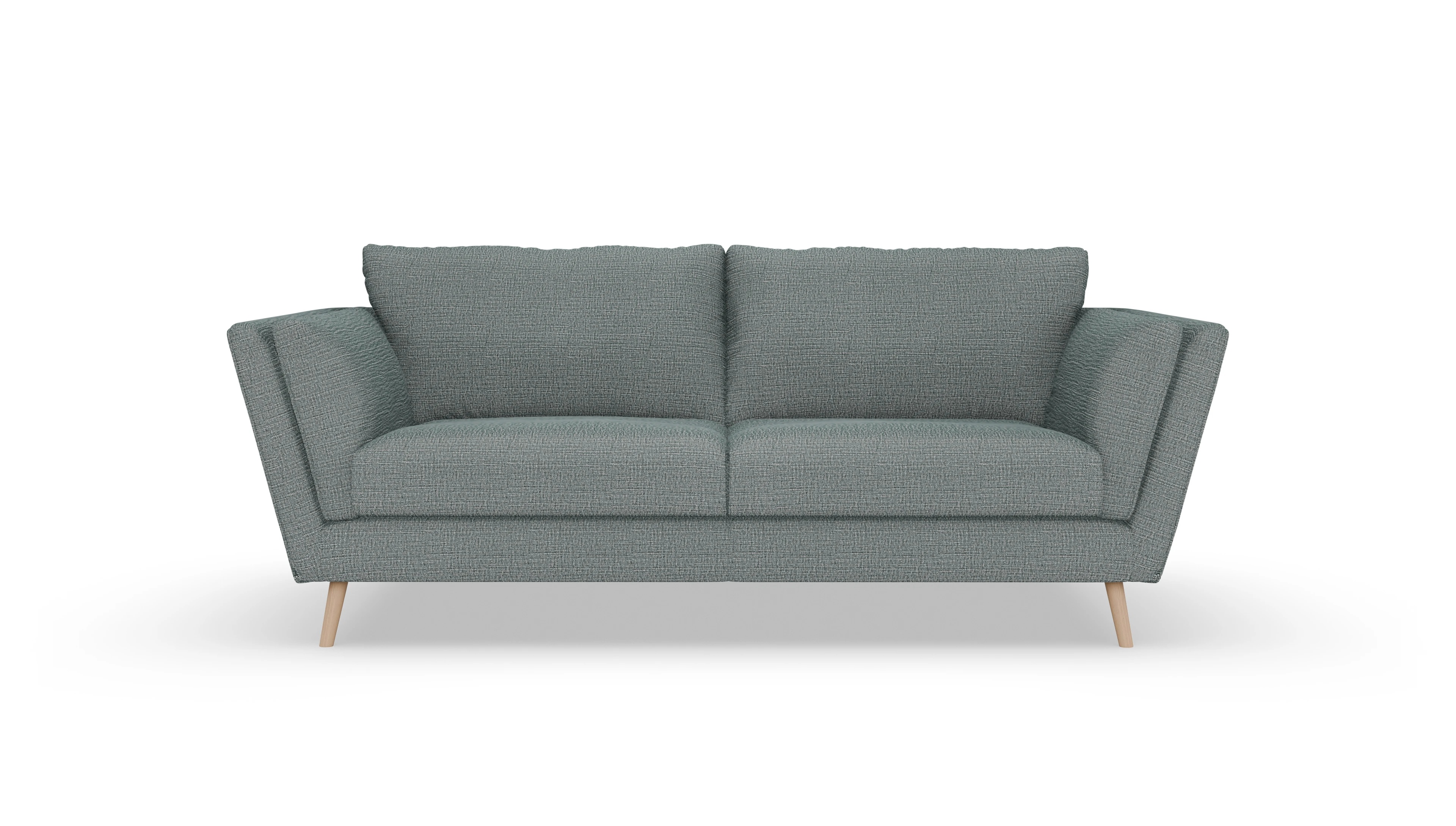 Ansicht des Produktes Sira 3-Sitzer in Stoff blau