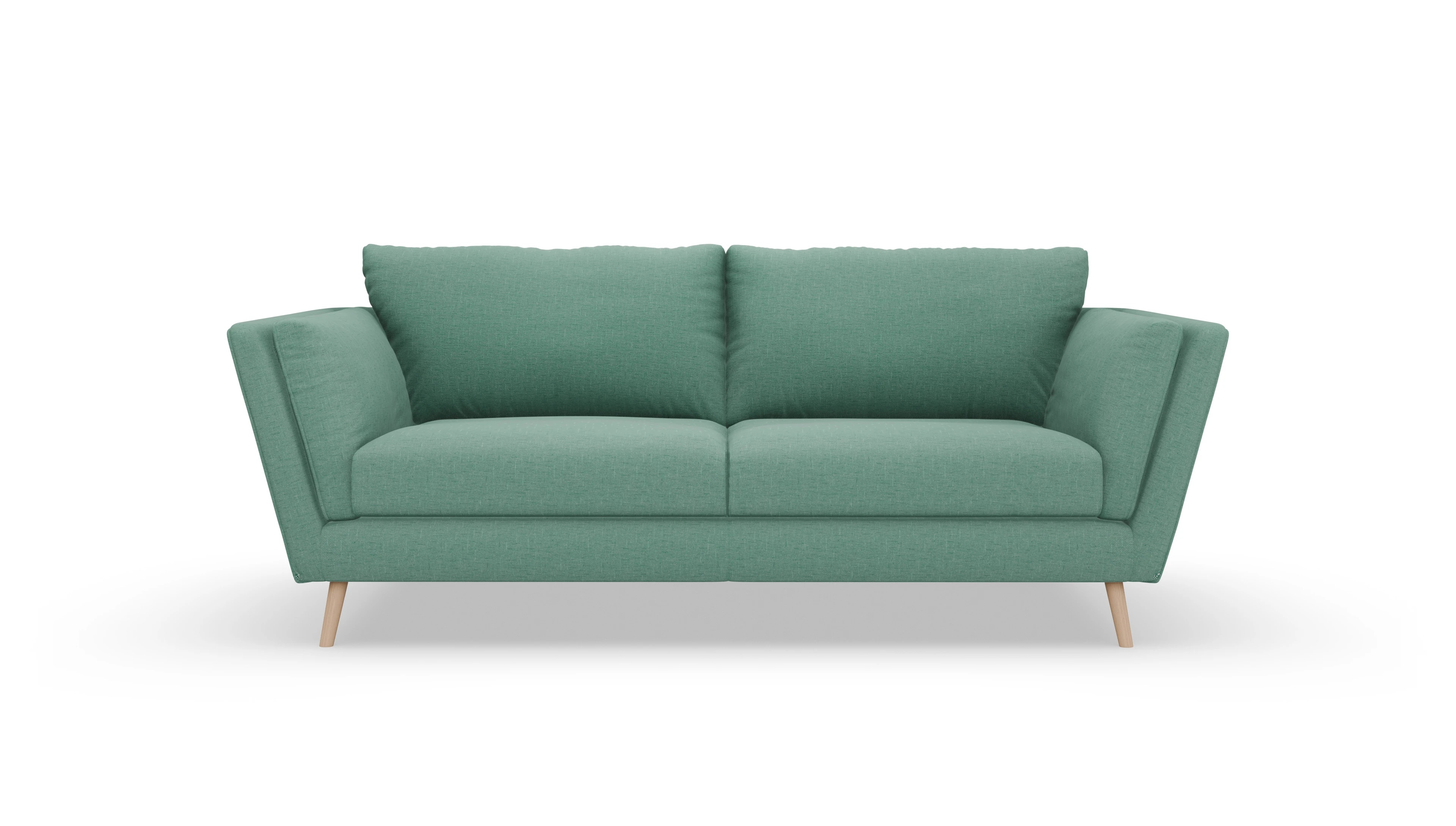 Ansicht des Produktes Sira 3-Sitzer in Stoff blau