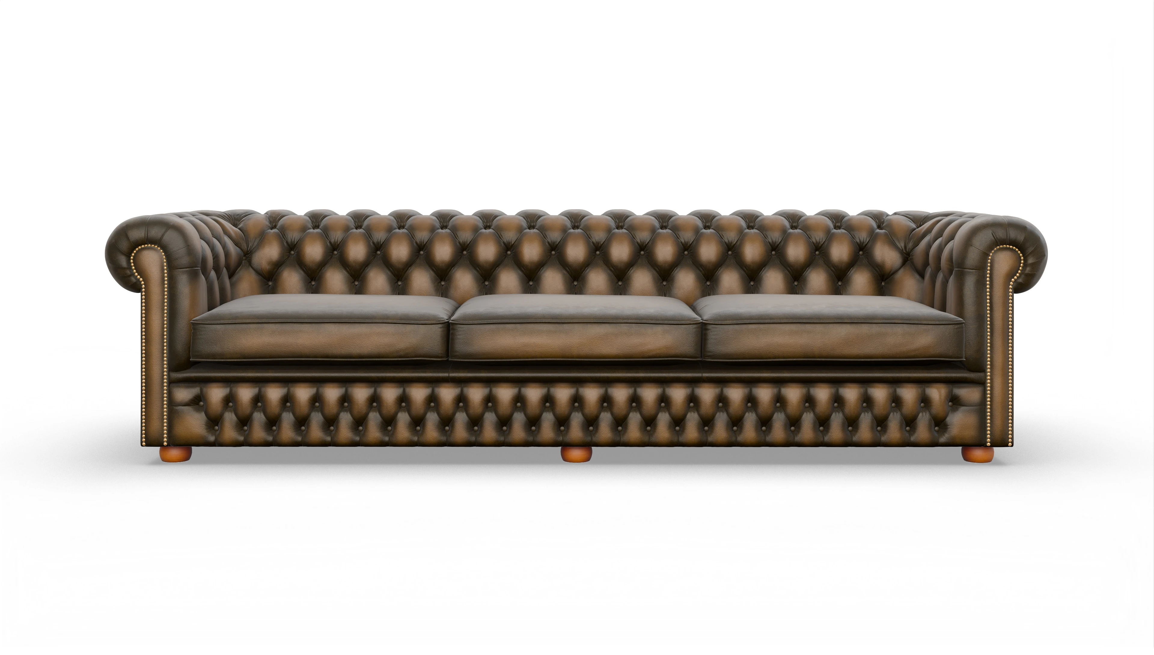 Ansicht des Produktes Islington 4-Sitzer in Leder braun
