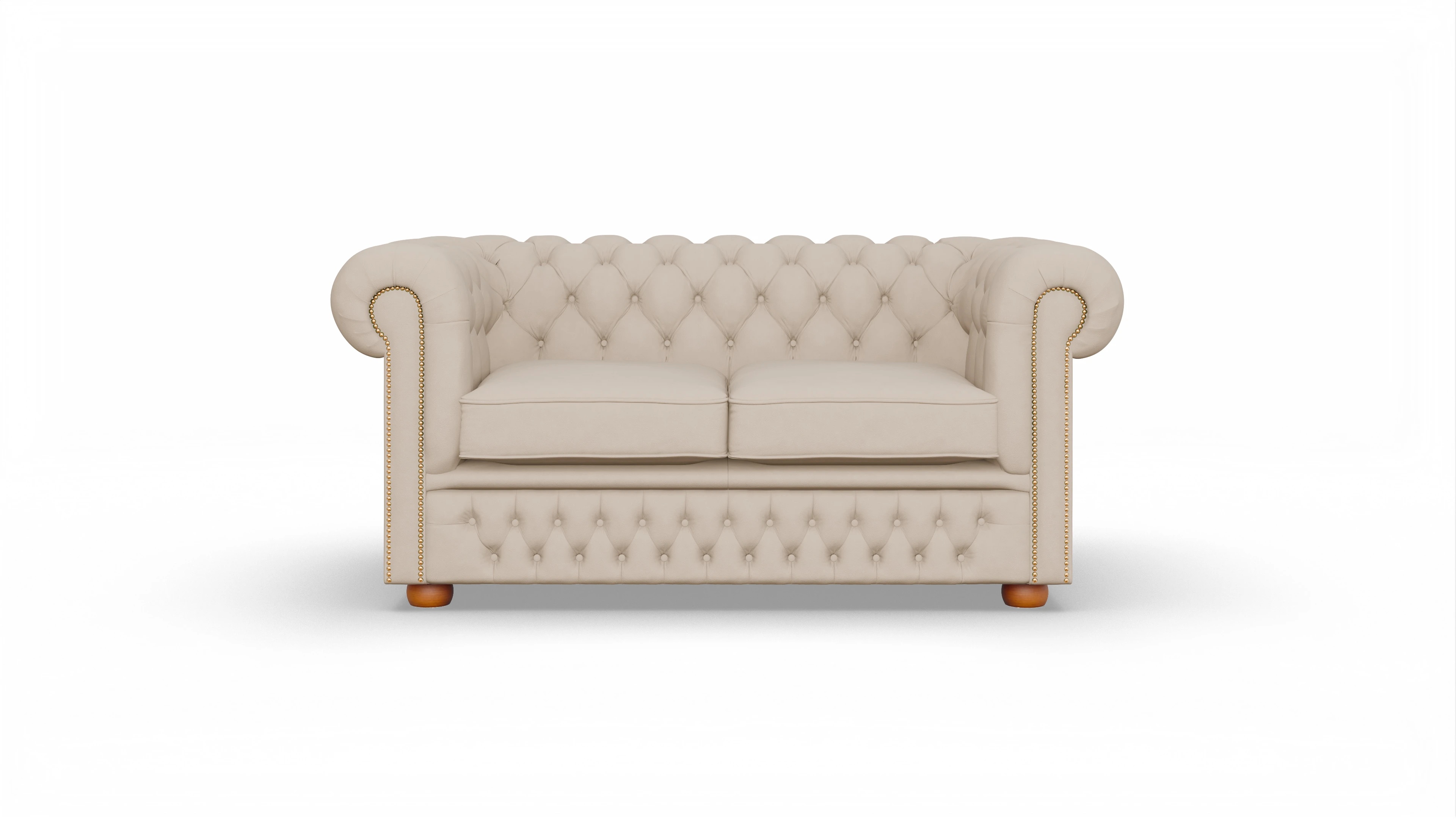Ansicht des Produktes Islington 2-Sitzer in Leder beige