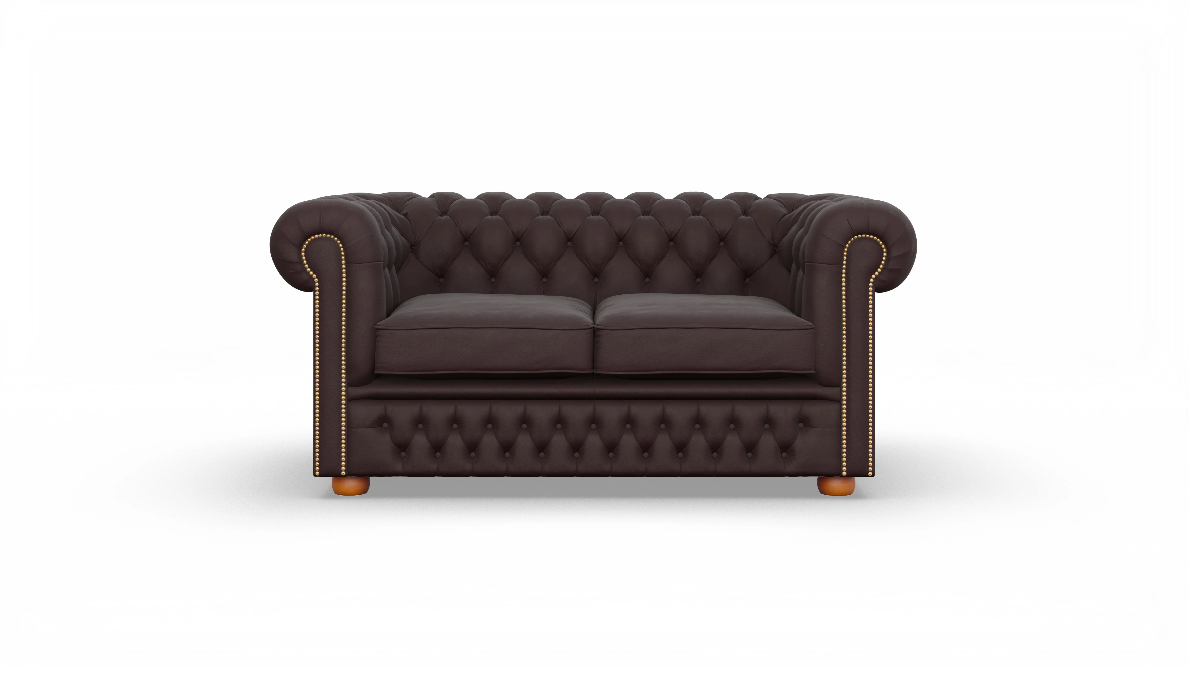 Ansicht des Produktes Islington 2-Sitzer in Leder braun