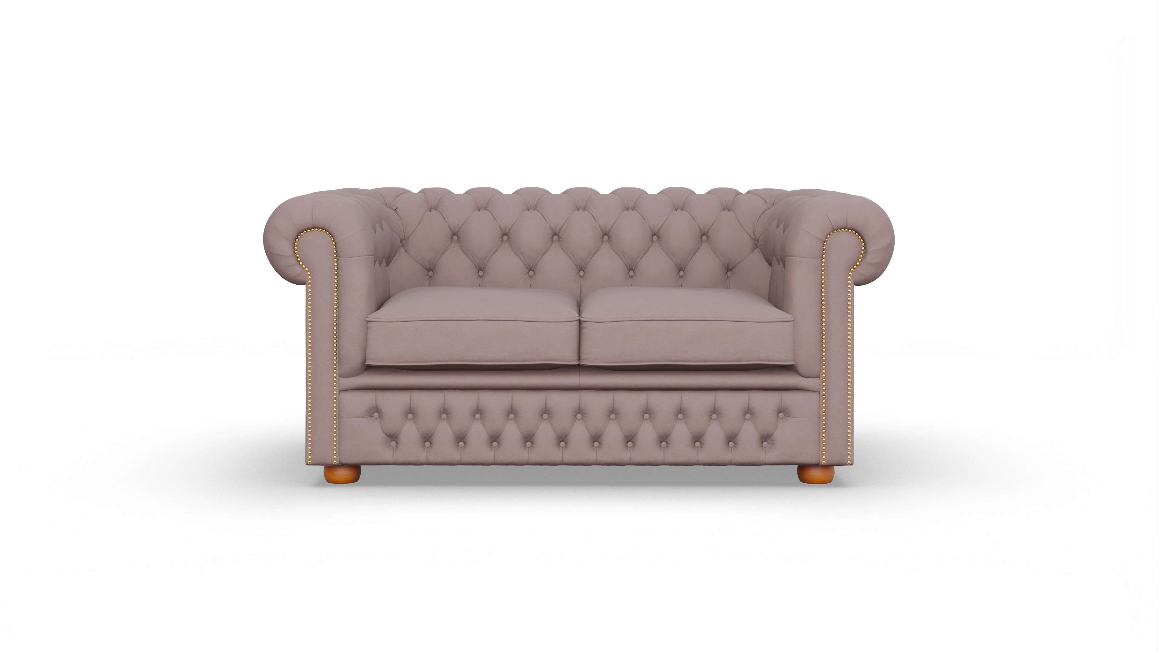 Ansicht des Produktes Islington 2-Sitzer in Leder rot