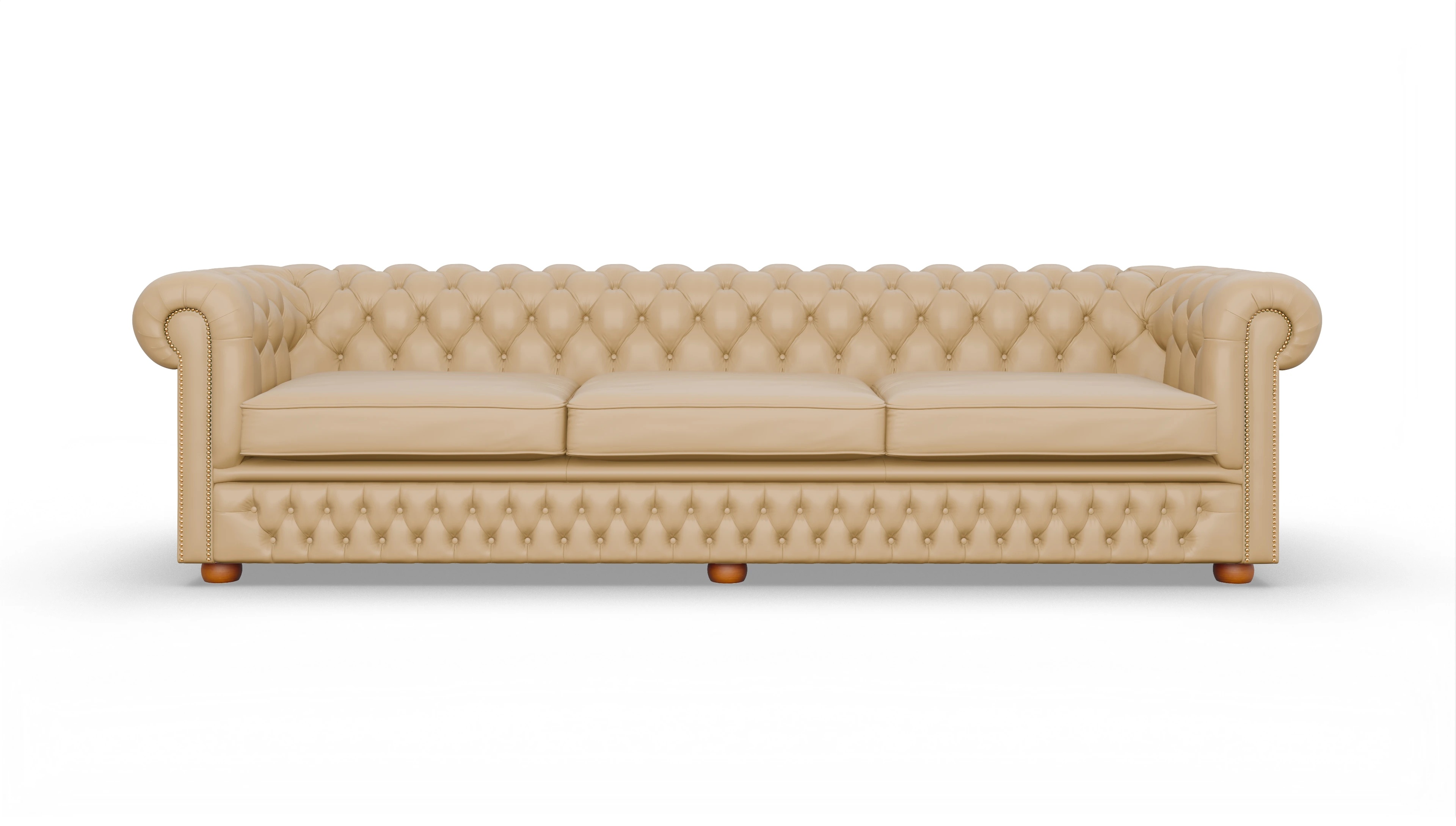 Ansicht des Produktes Islington 4-Sitzer in Leder beige