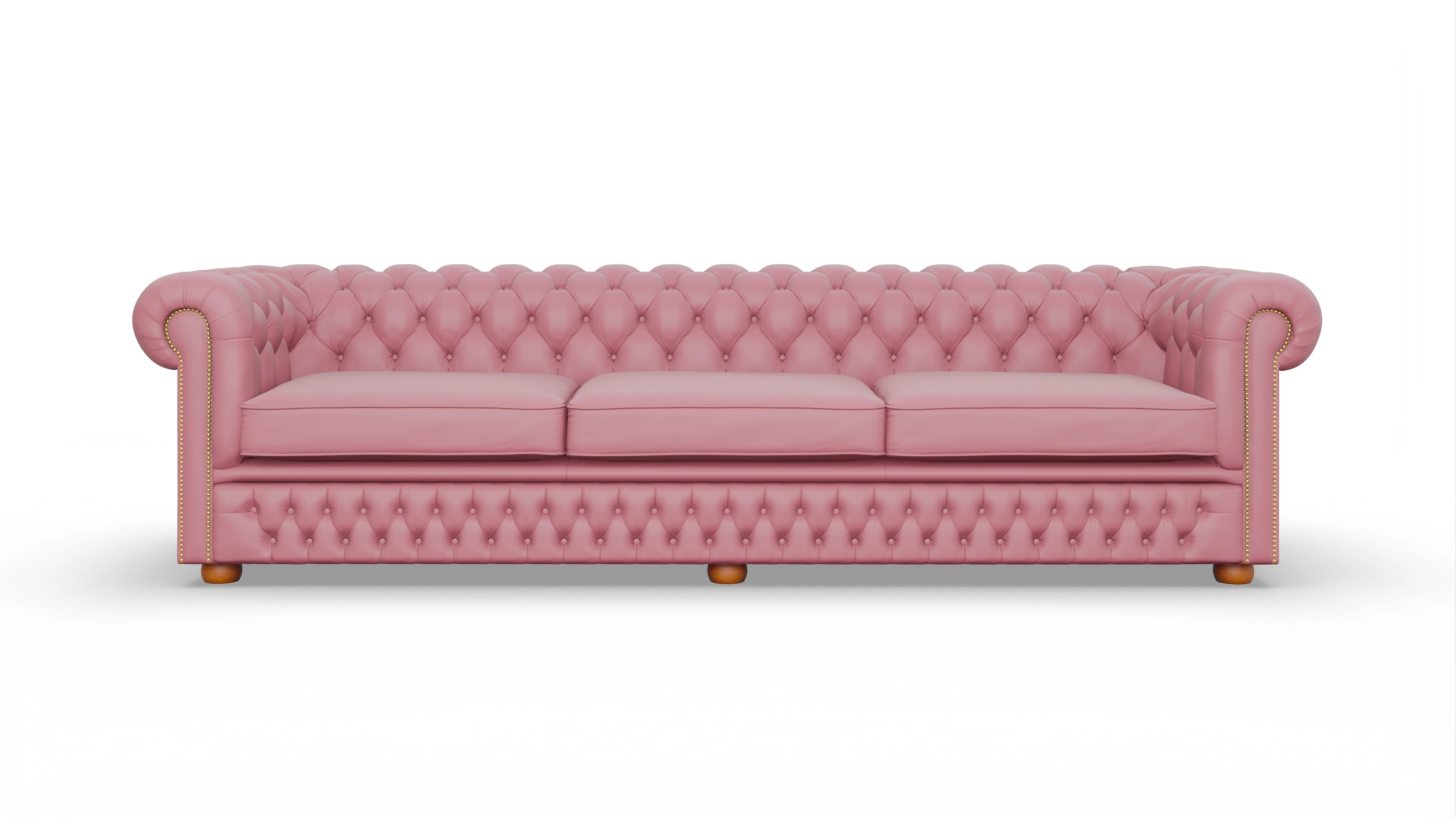 Ansicht des Produktes Islington 4-Sitzer in Leder rot