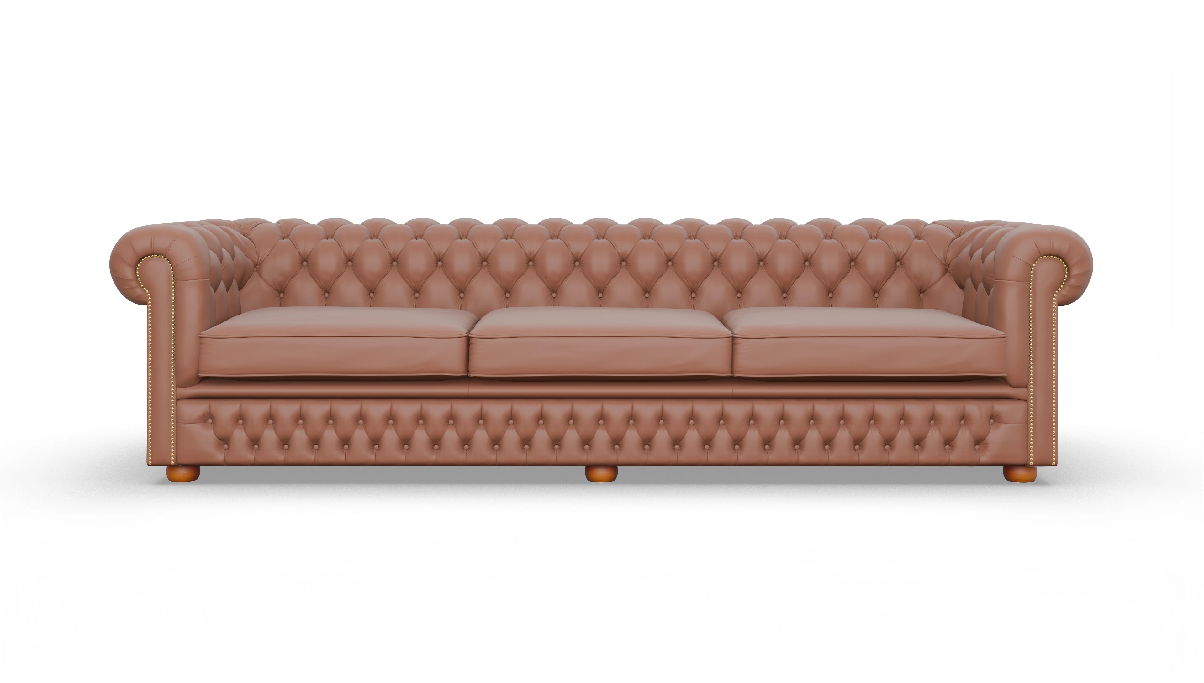 Ansicht des Produktes Islington 4-Sitzer in Leder braun