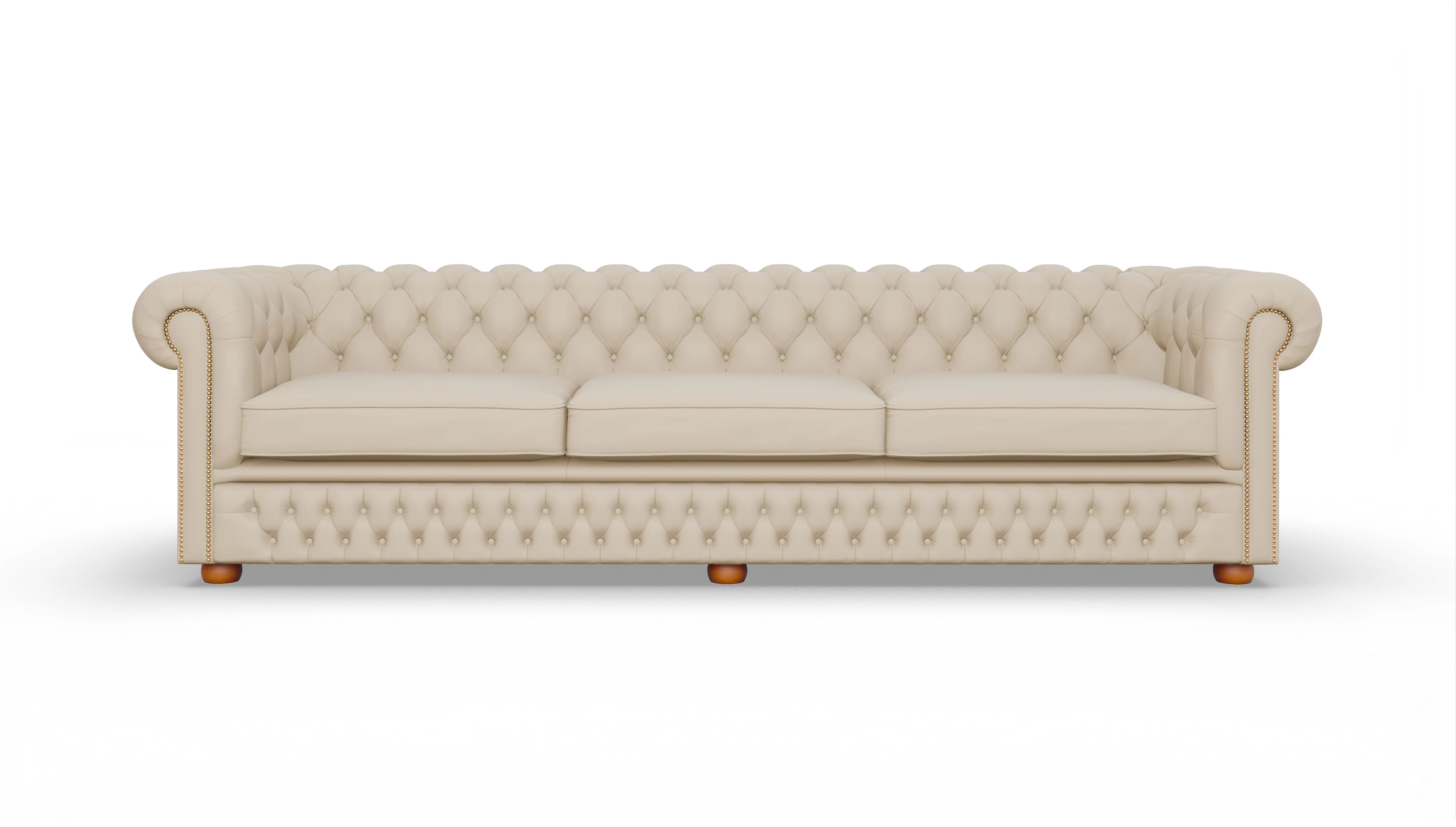 Ansicht des Produktes Islington 4-Sitzer in Leder beige