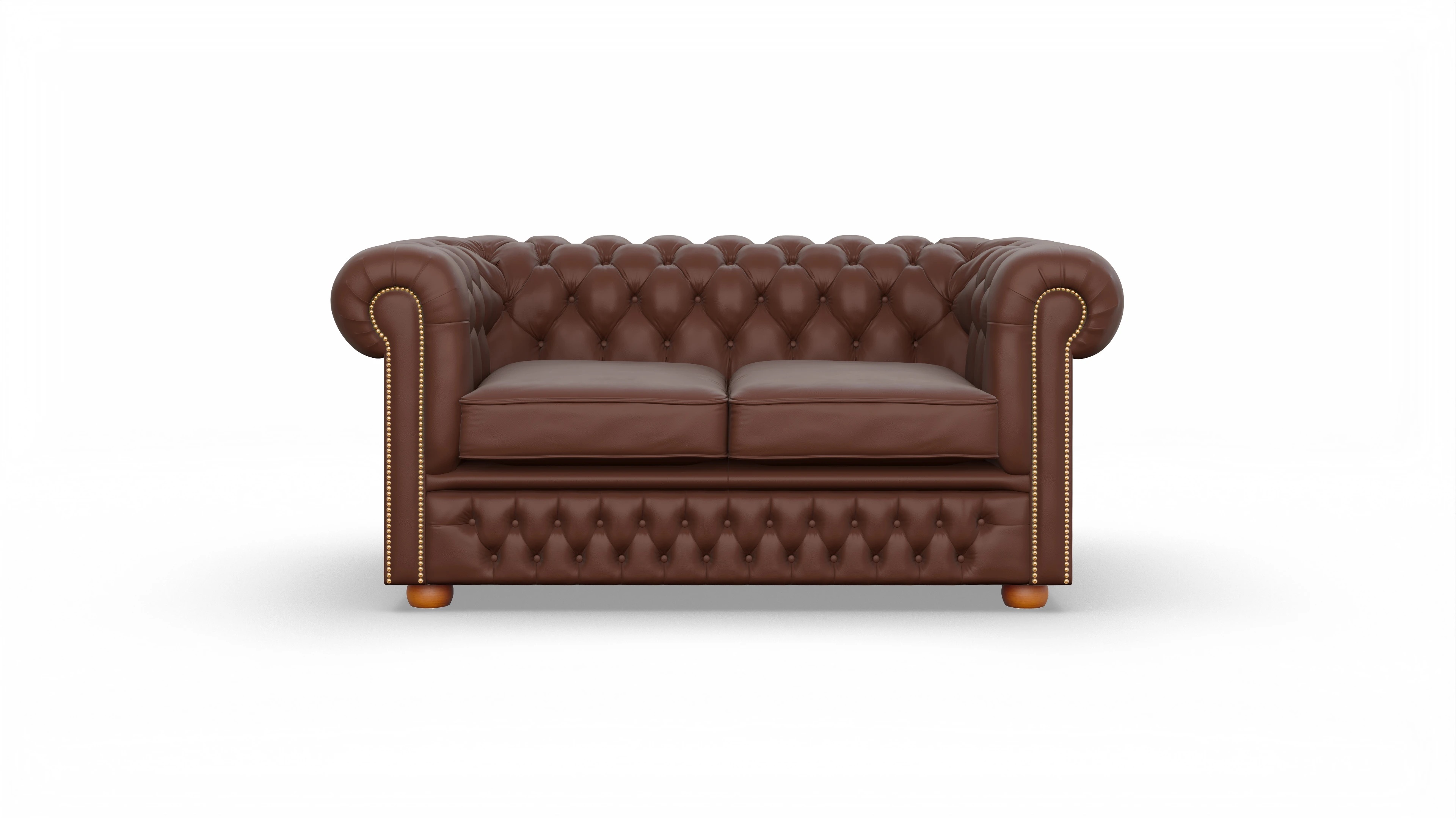 Ansicht des Produktes Islington 2-Sitzer in Leder braun
