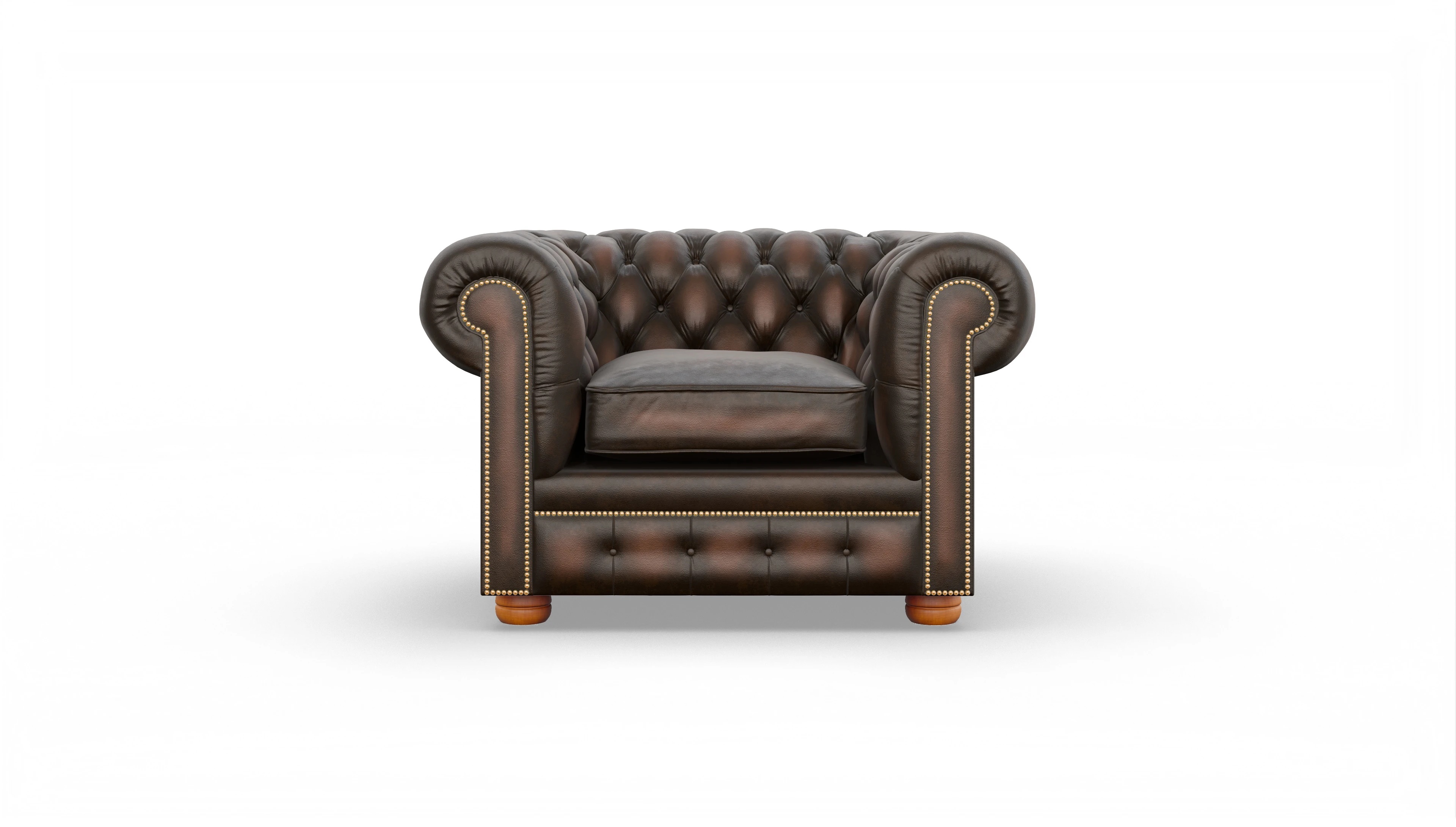 Ansicht des Produktes William Sessel in Leder braun