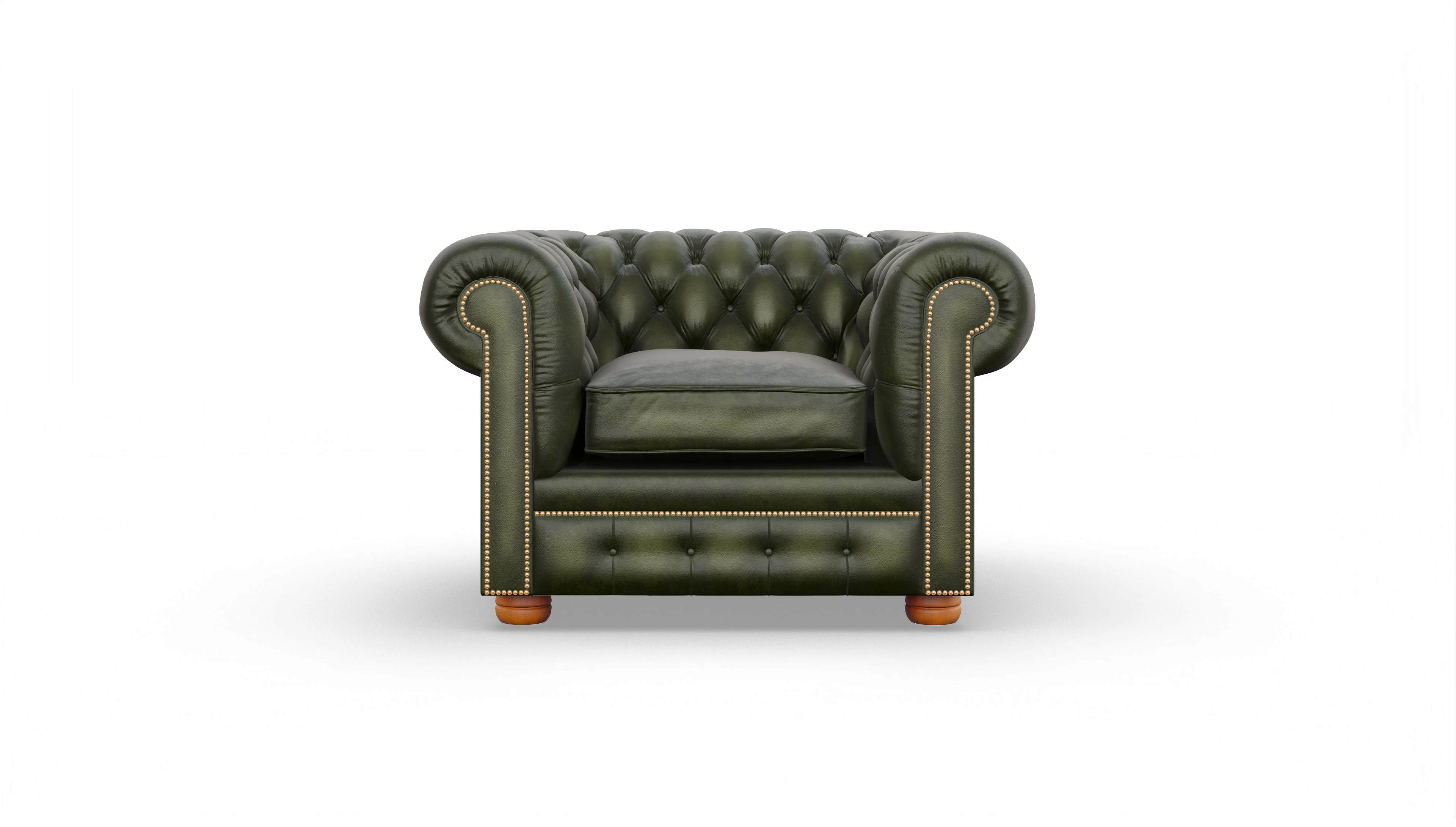 Ansicht des Produktes William Sessel in Leder grün