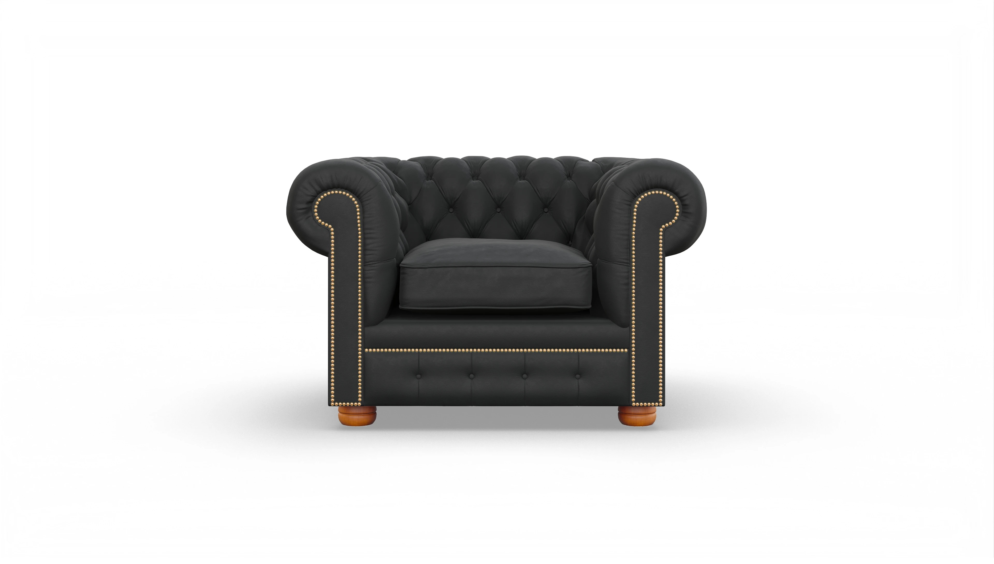 Ansicht des Produktes William Sessel in Leder schwarz