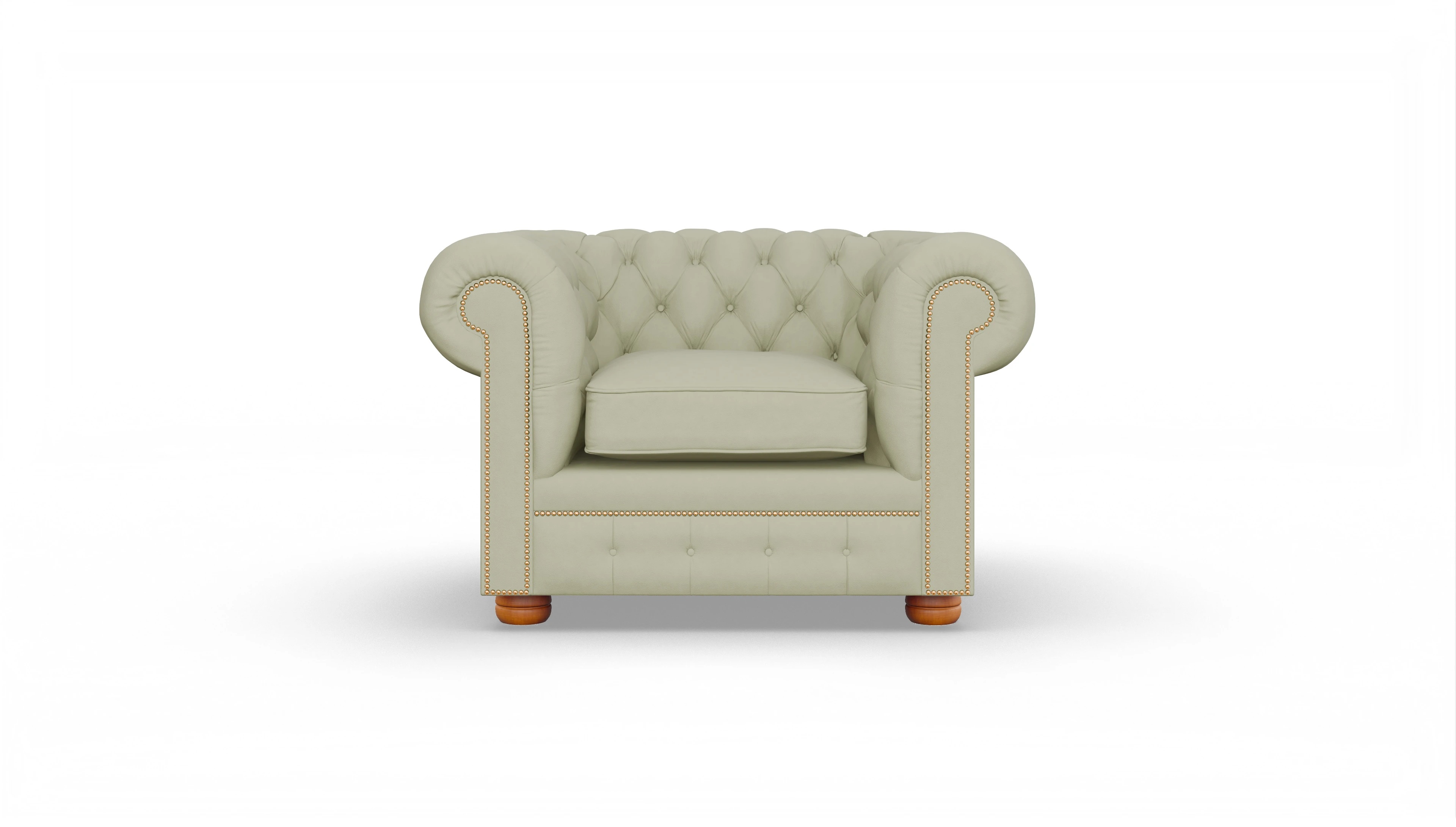 Ansicht des Produktes William Sessel in Leder grün