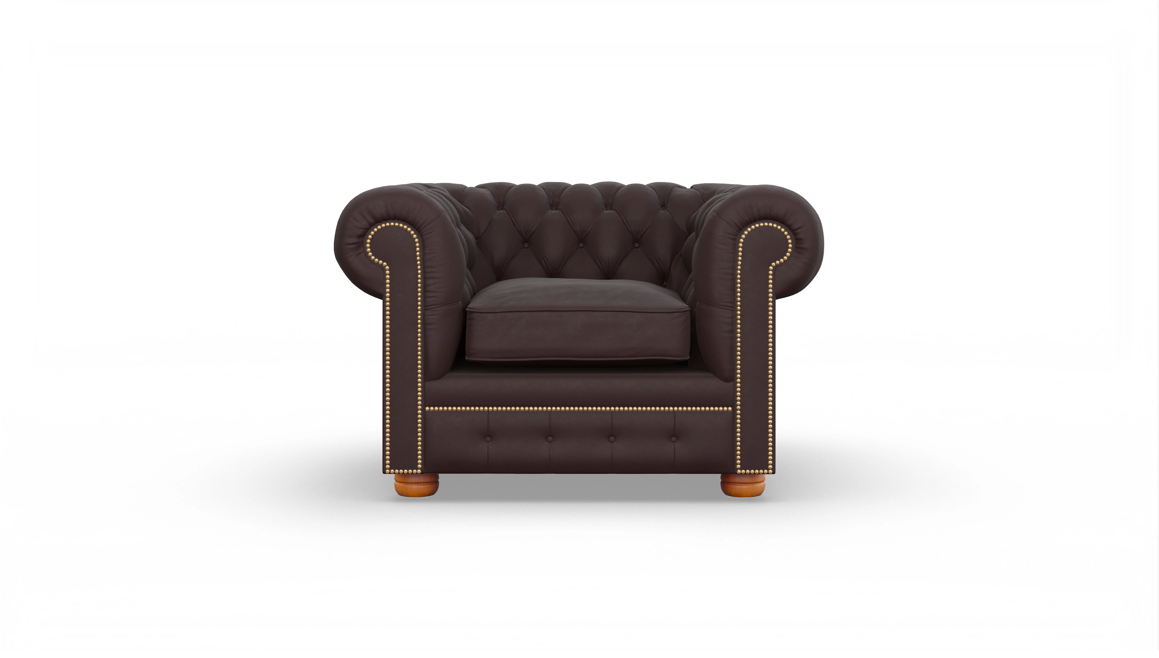 Ansicht des Produktes William Sessel in Leder braun