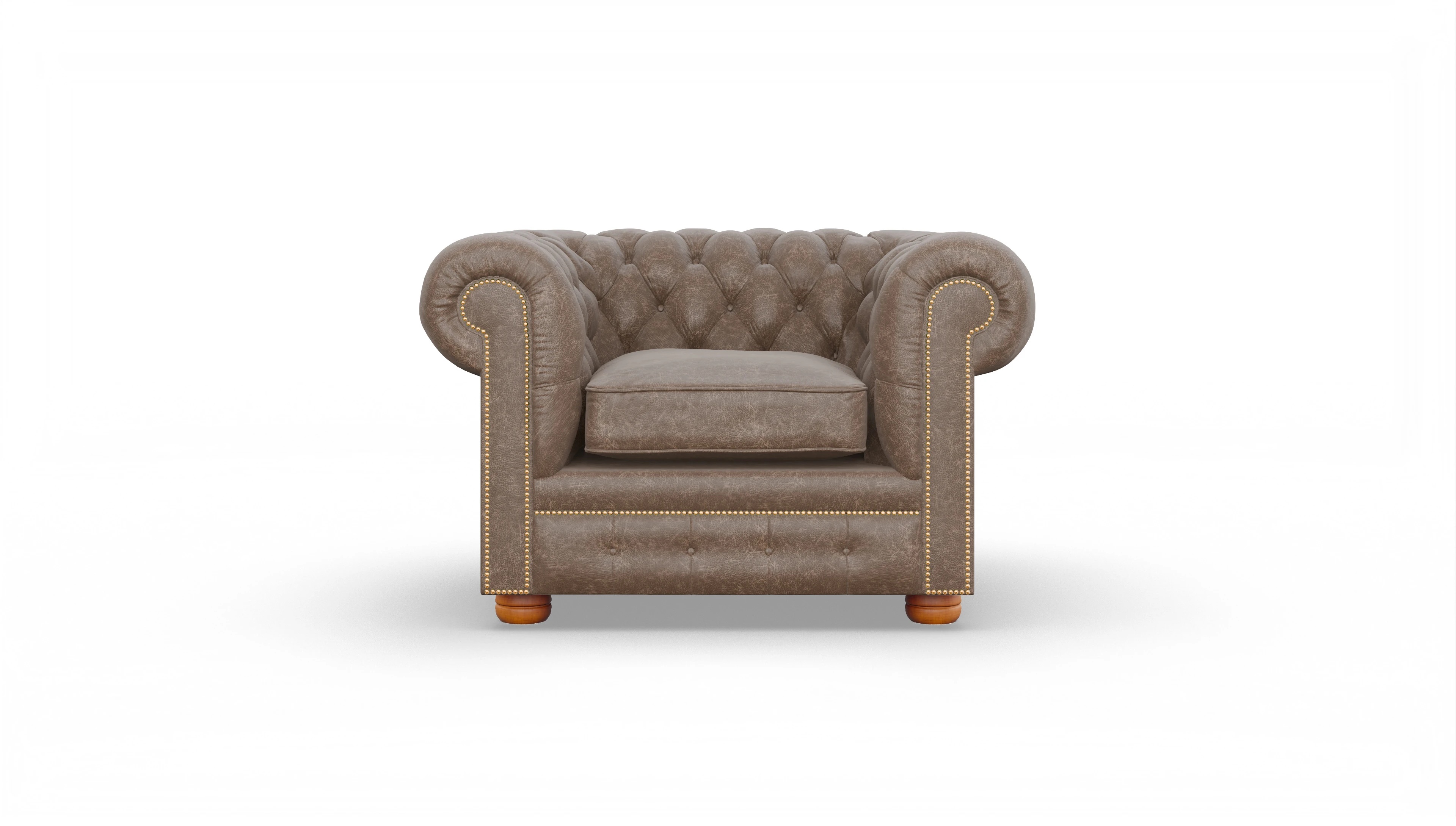 Ansicht des Produktes William Sessel in Leder braun