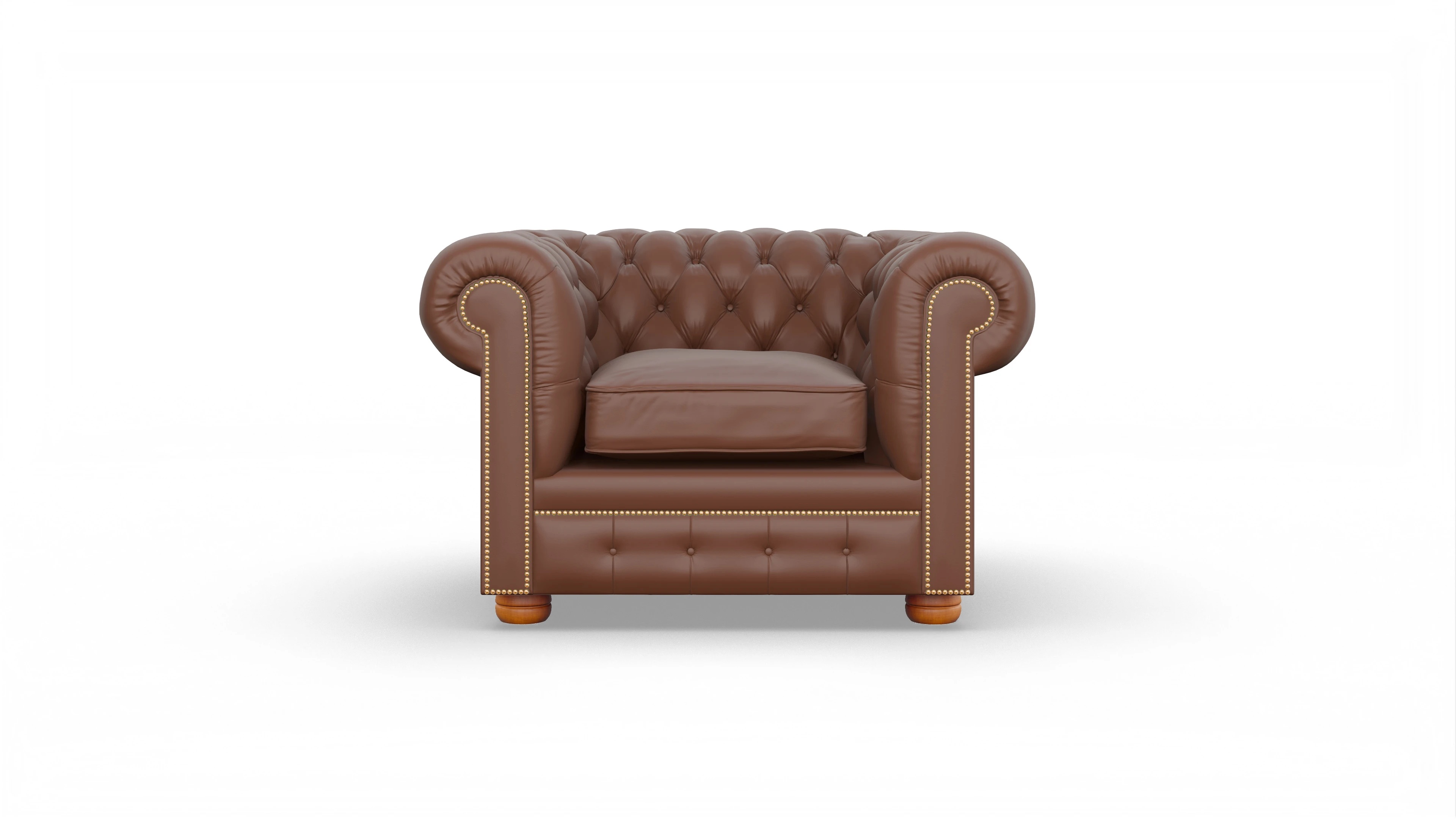 Ansicht des Produktes William Sessel in Leder braun