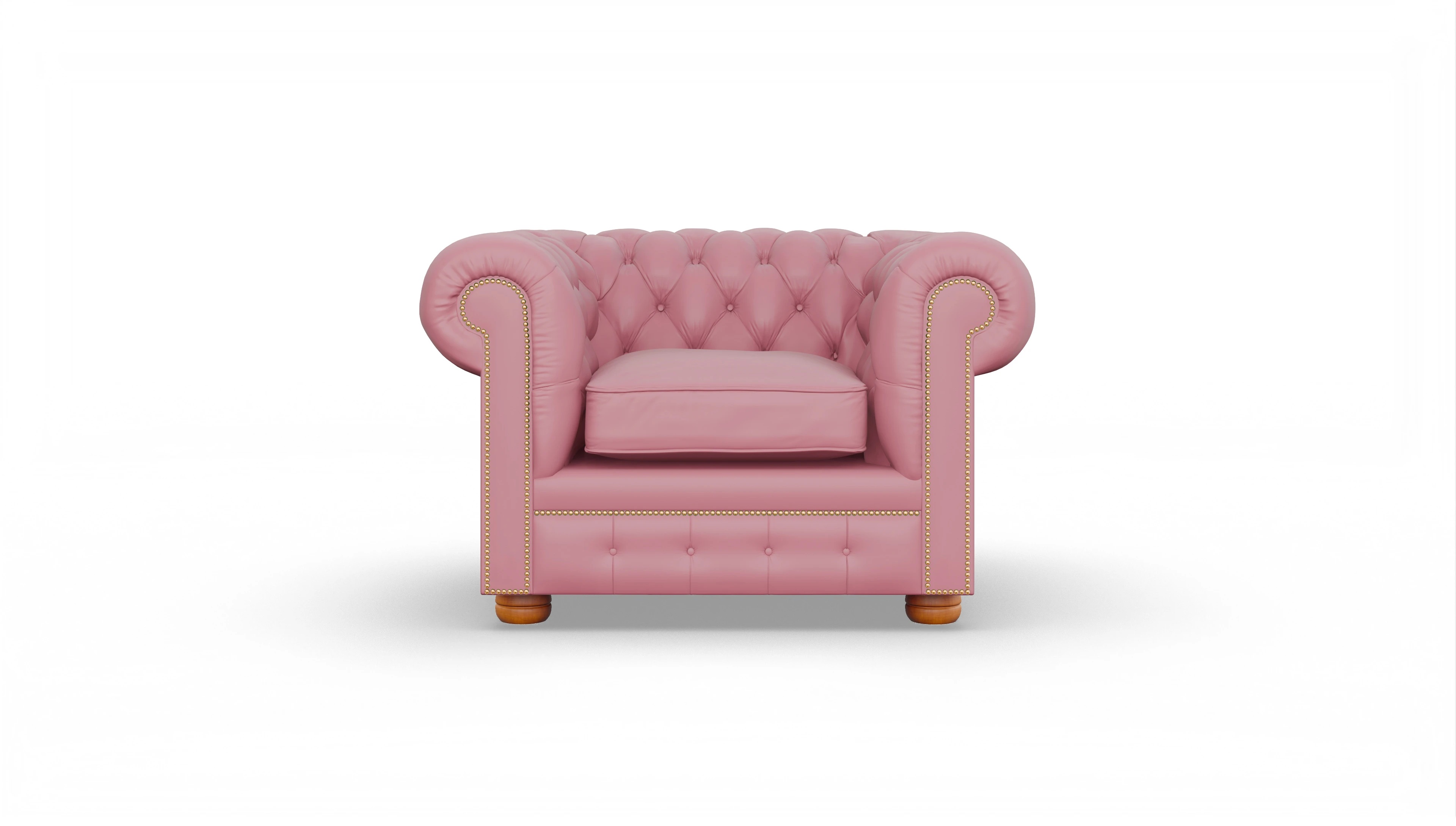 Ansicht des Produktes William Sessel in Leder rot