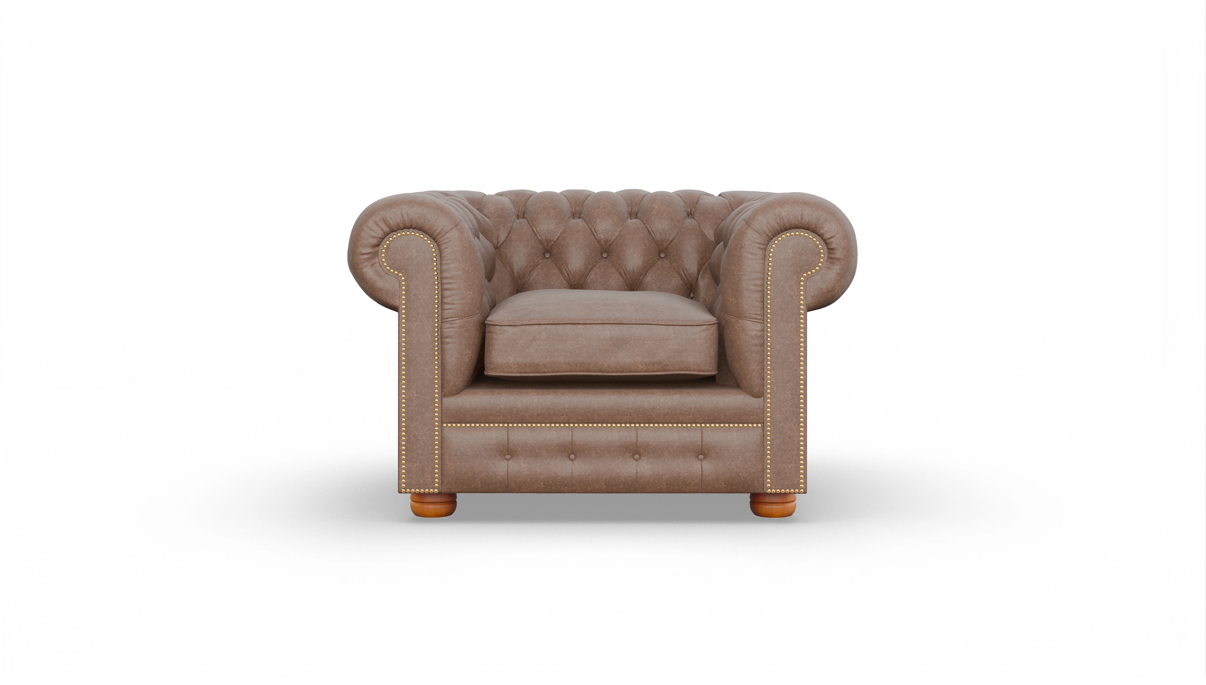 Ansicht des Produktes William Sessel in Leder braun